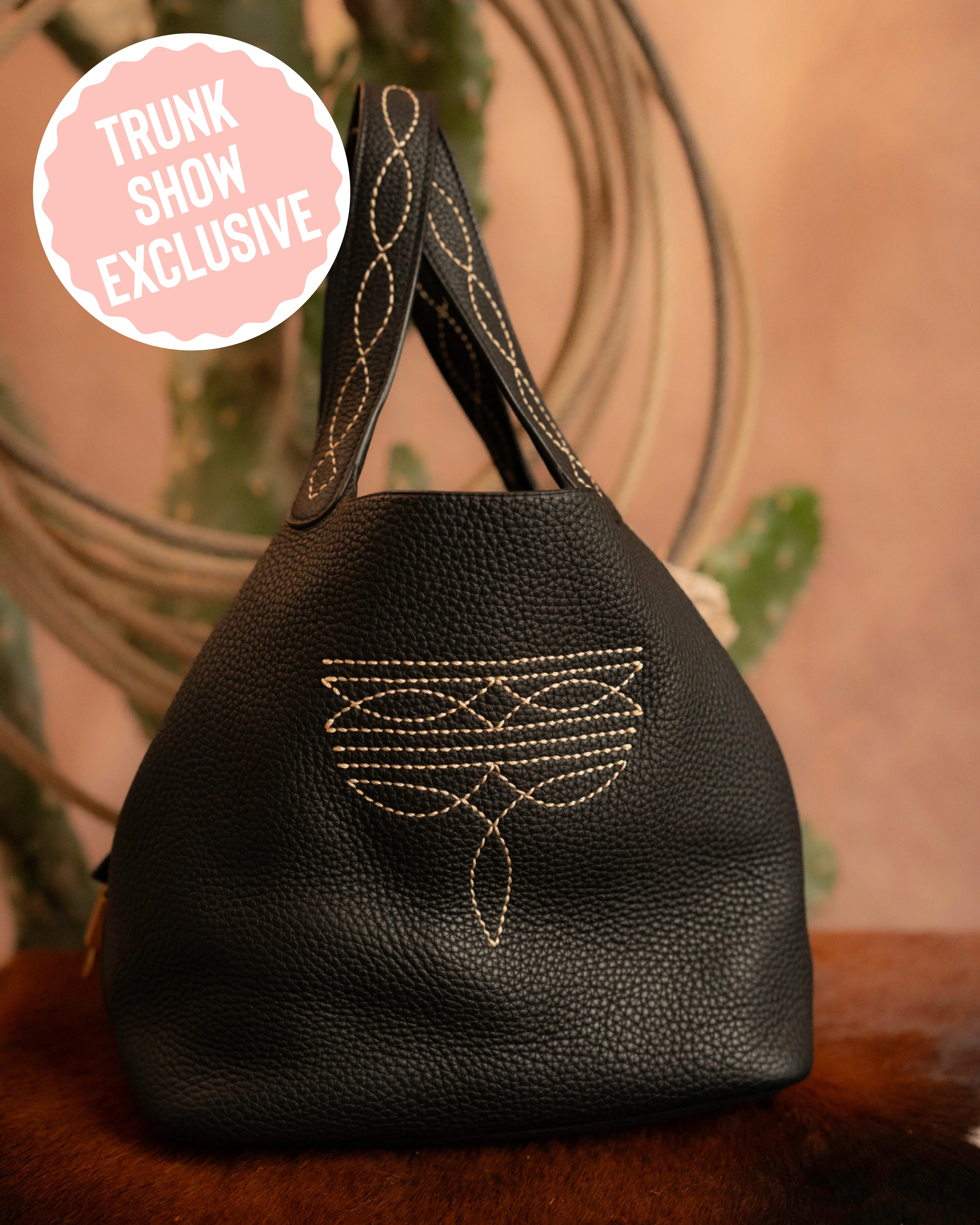 Leather and Vodka Picotin 22 Gun Sling Handbag