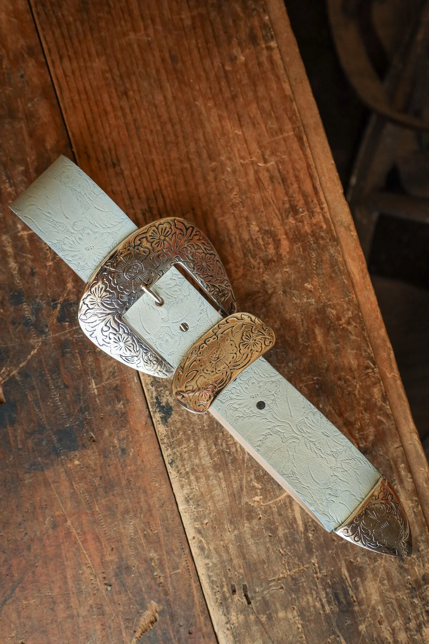 Streets Ahead Big Buckle Belt- Blue - Image 4