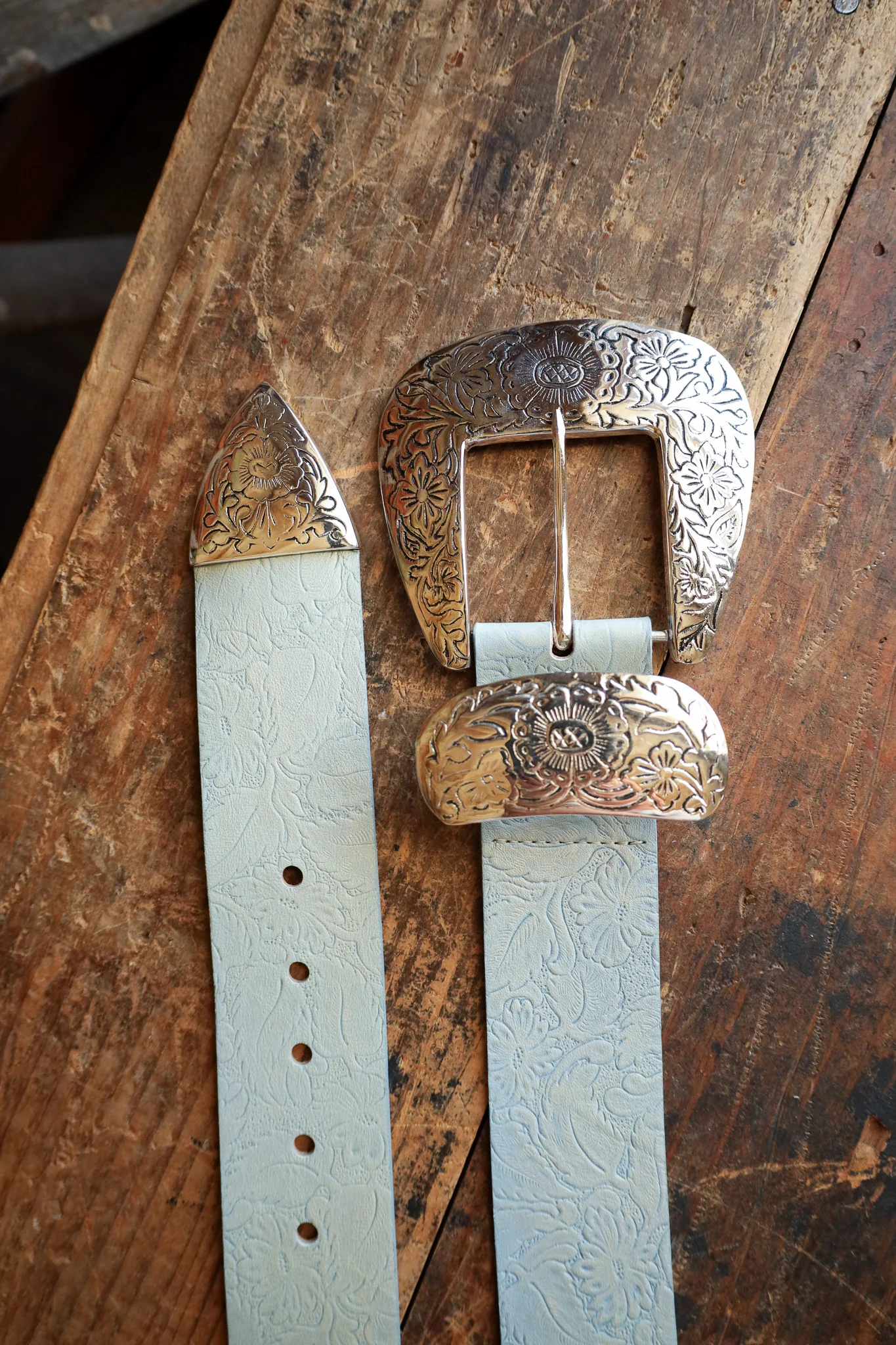 Streets Ahead Big Buckle Belt- Blue - Image 5