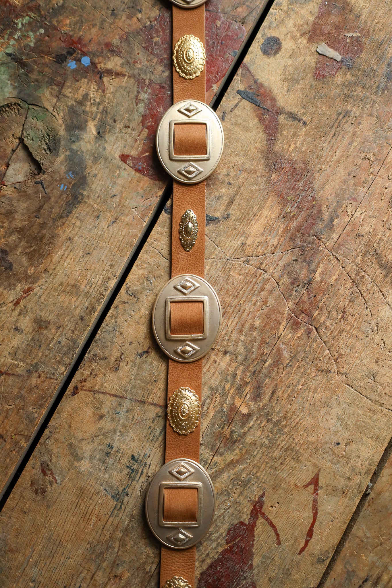Streets Ahead Gold Concho Belt - Image 2
