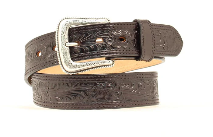 NOCONA MEN'S HAND TOOLED WESTERN BELT