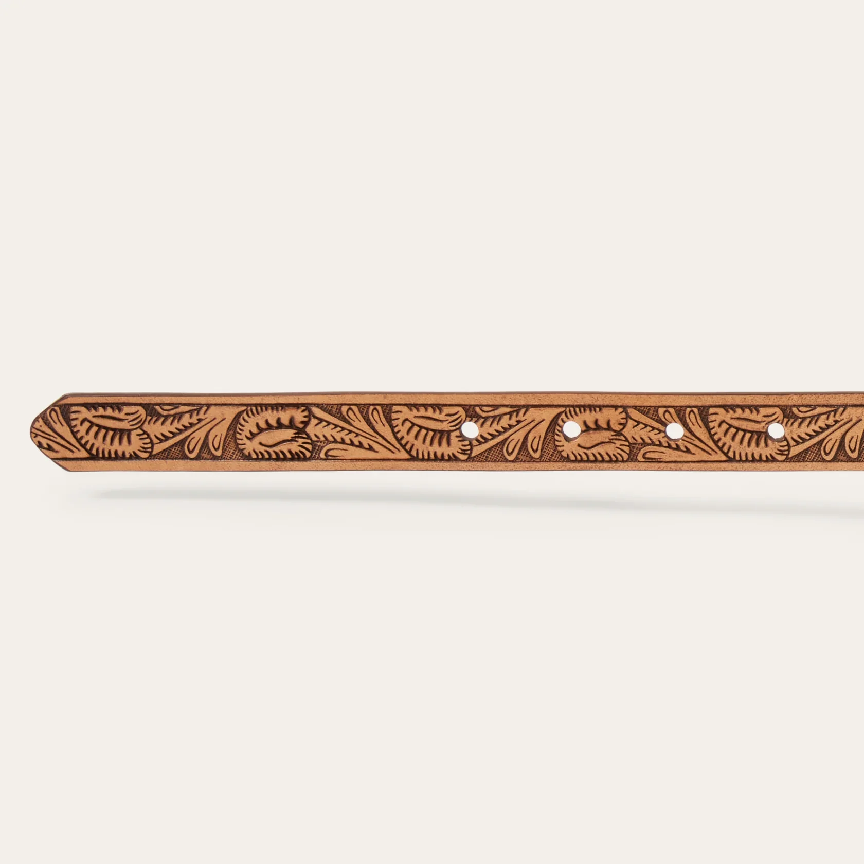 Stetson Southwestern Tooled Concho Belt - Image 4