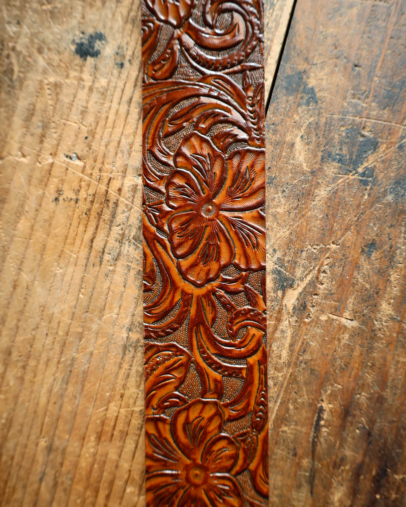 STREETS AHEAD BIG BUCKLE BELT- COGNAC - Image 4