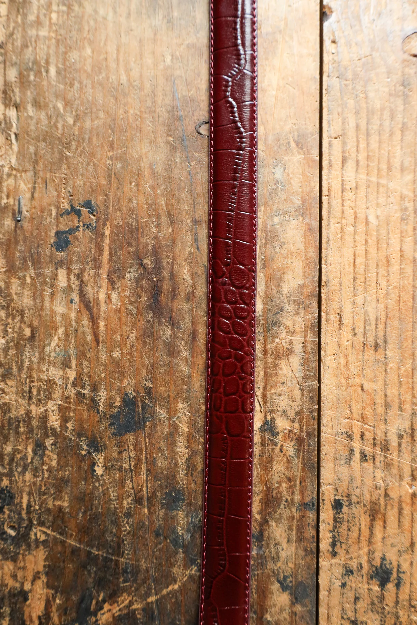 Maverick Exclusive Laurel and Gold Westlake Belt- Crocodile Print - Image 4