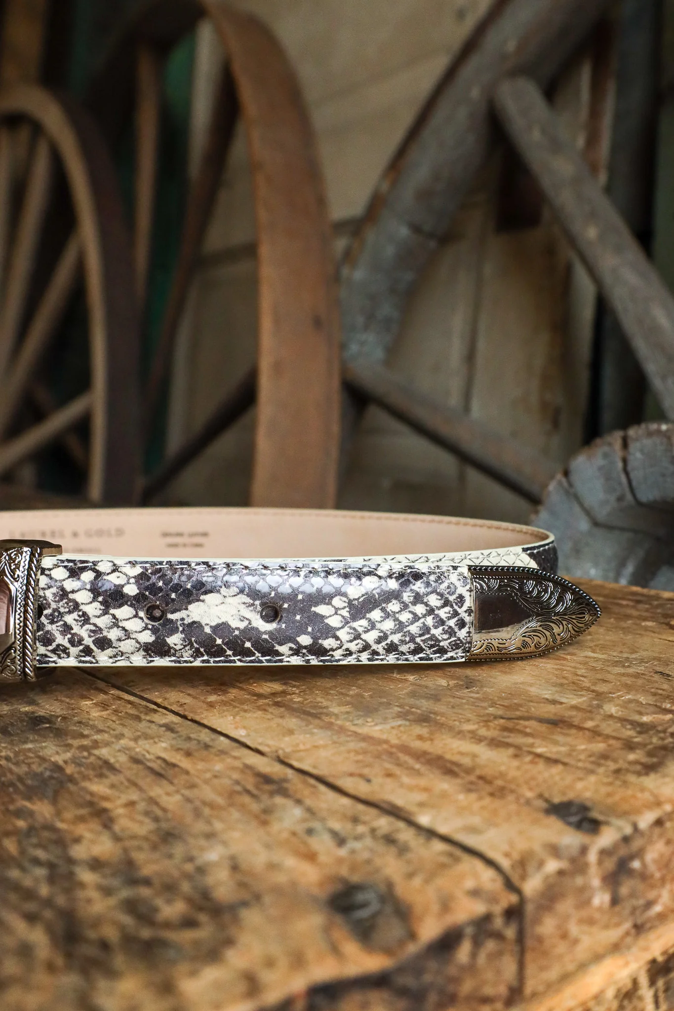 Maverick Exclusive Laurel and Gold Westlake Belt- Snake - Image 6