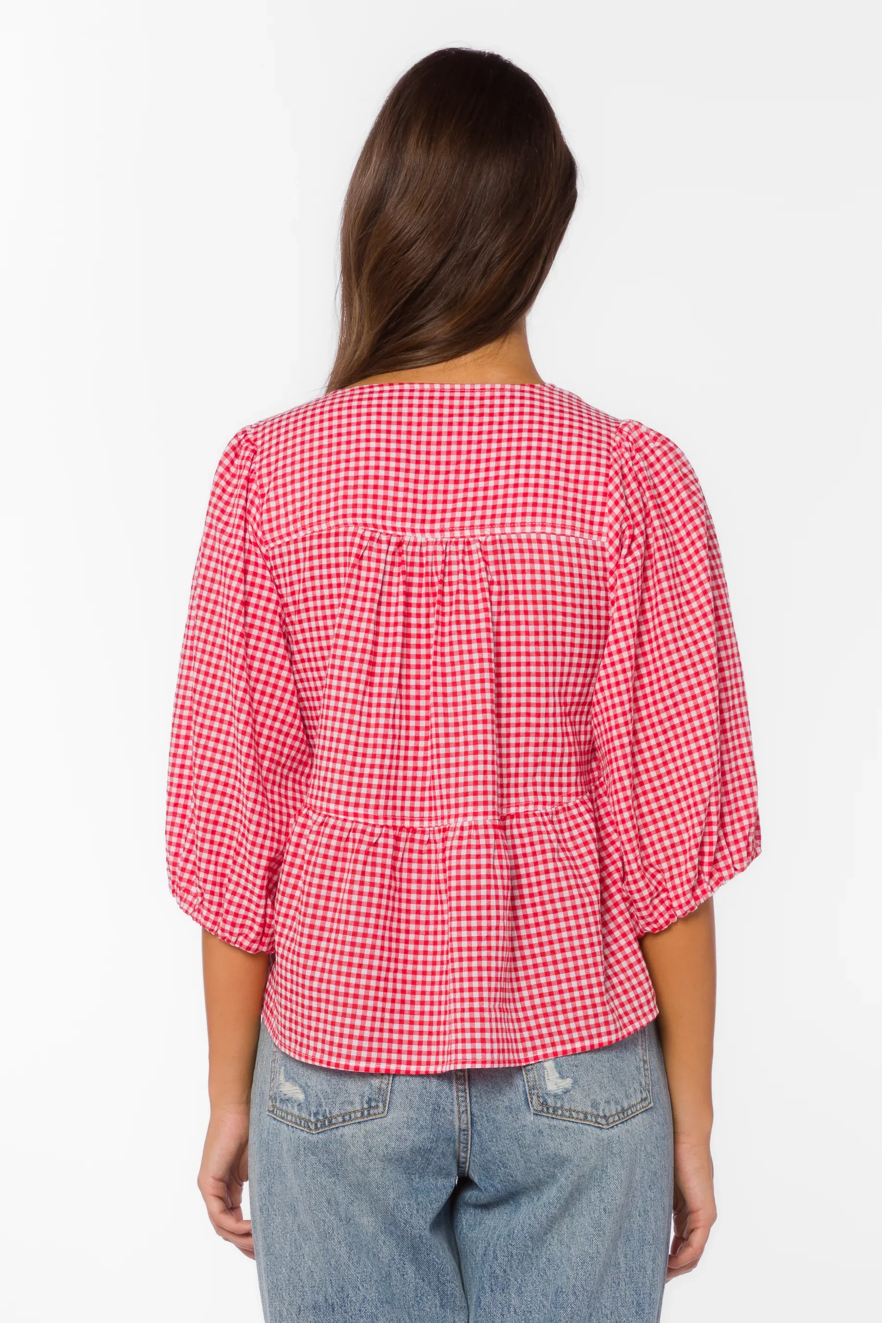 Velvet Heart Ferlita Cherry Gingham Top - Image 4