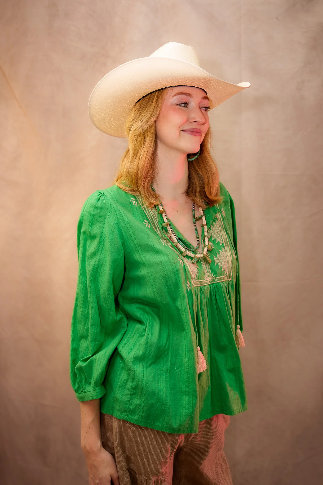 Johnny Was Flutter Sleeve Prairie Blouse - Image 3