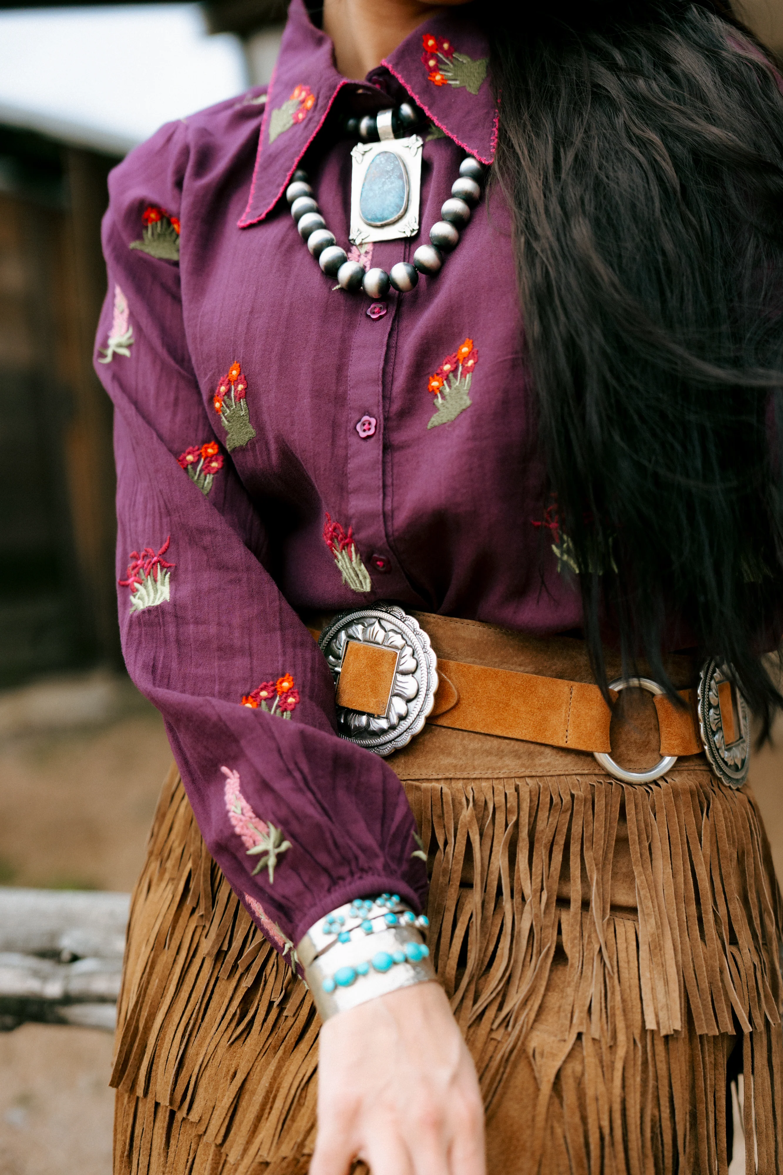 Ivy Jane Scattered Embroidered Blouse - Image 2