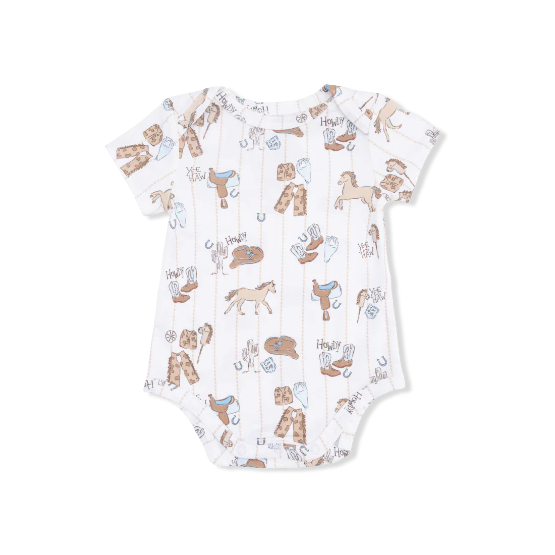 Angel Dear Cowboy Nursery Short Sleeve Bodysuit