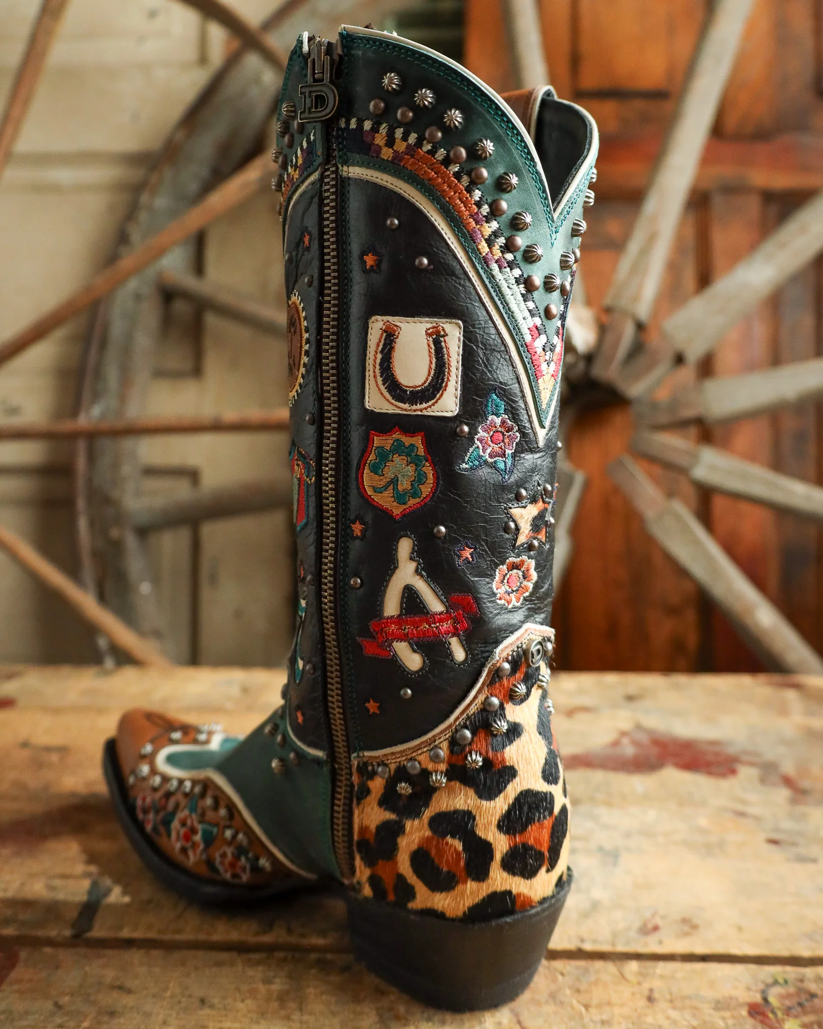 Double D By Old Gringo Women's Lucky You 12" Boot - Image 10