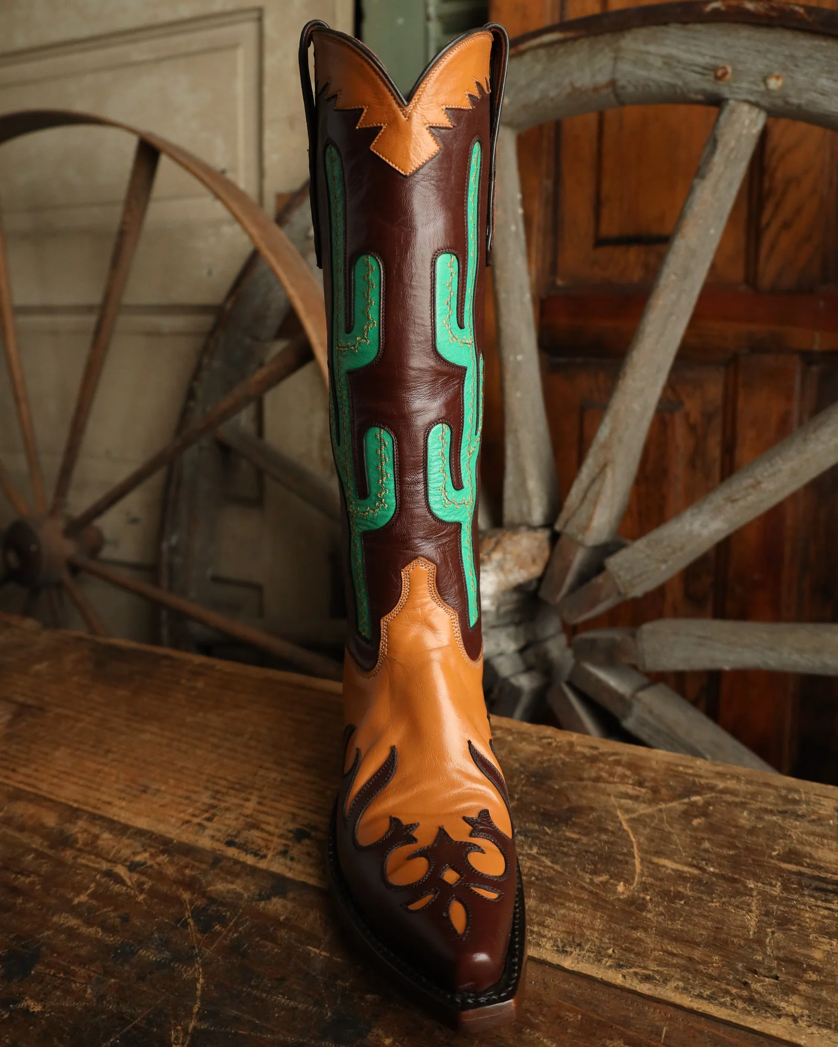 Maverick Exclusive Cactus Sagebrush Kidd 15" Boot - Image 3