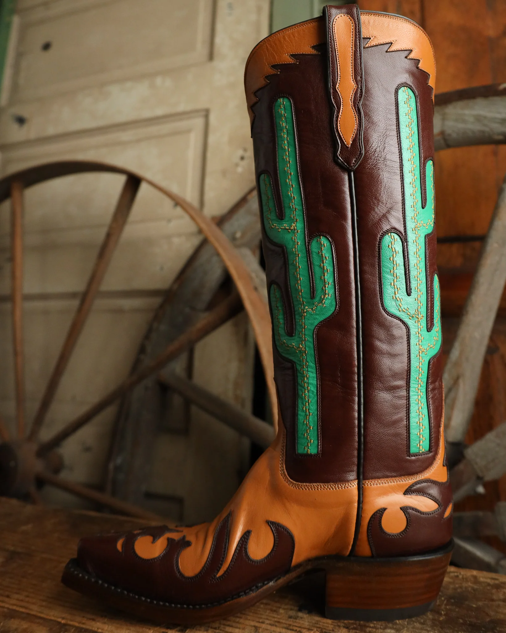 Maverick Exclusive Cactus Sagebrush Kidd 15" Boot - Image 5