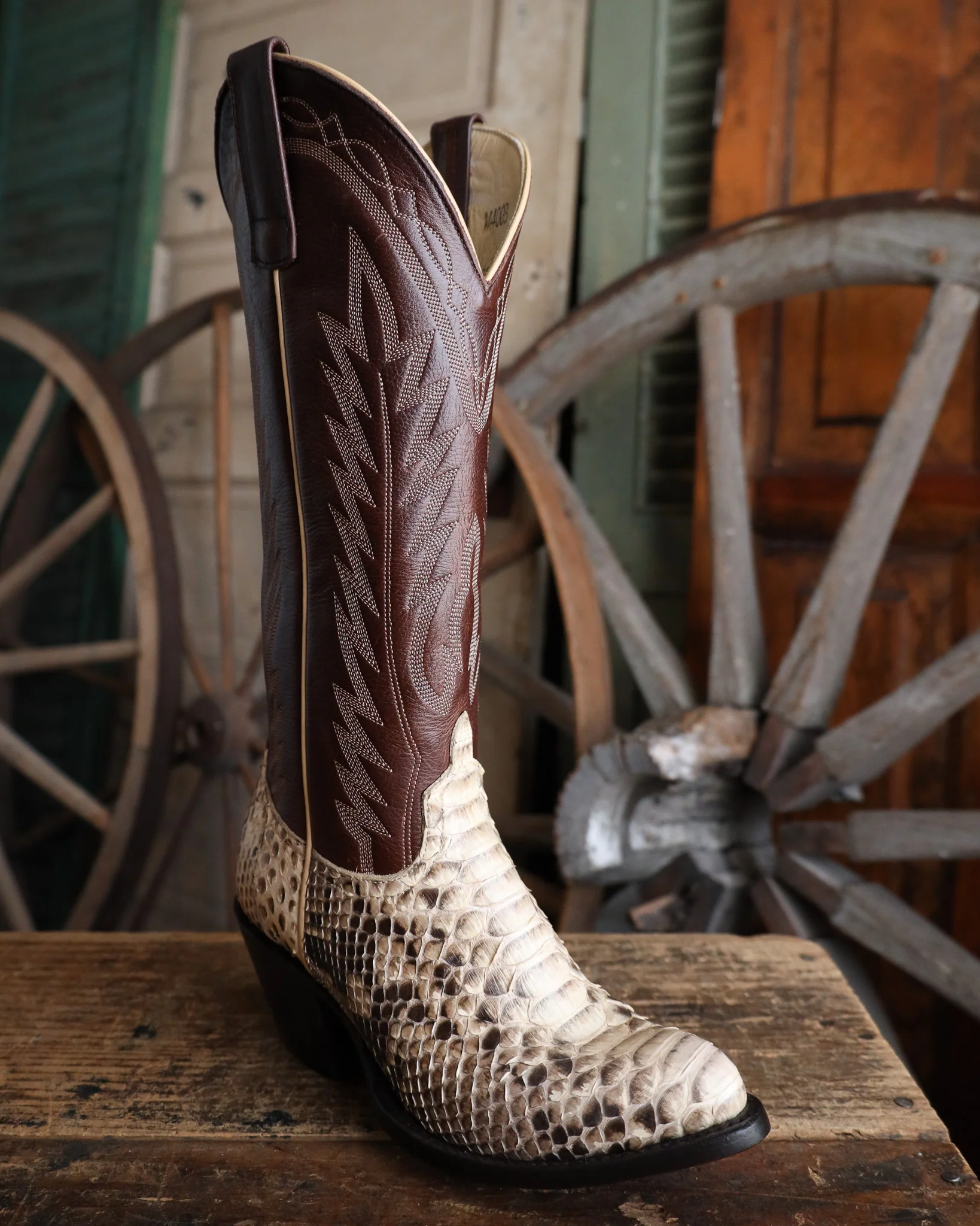 Macie Bean Women's Python Back Cut 15" Boot - Image 2