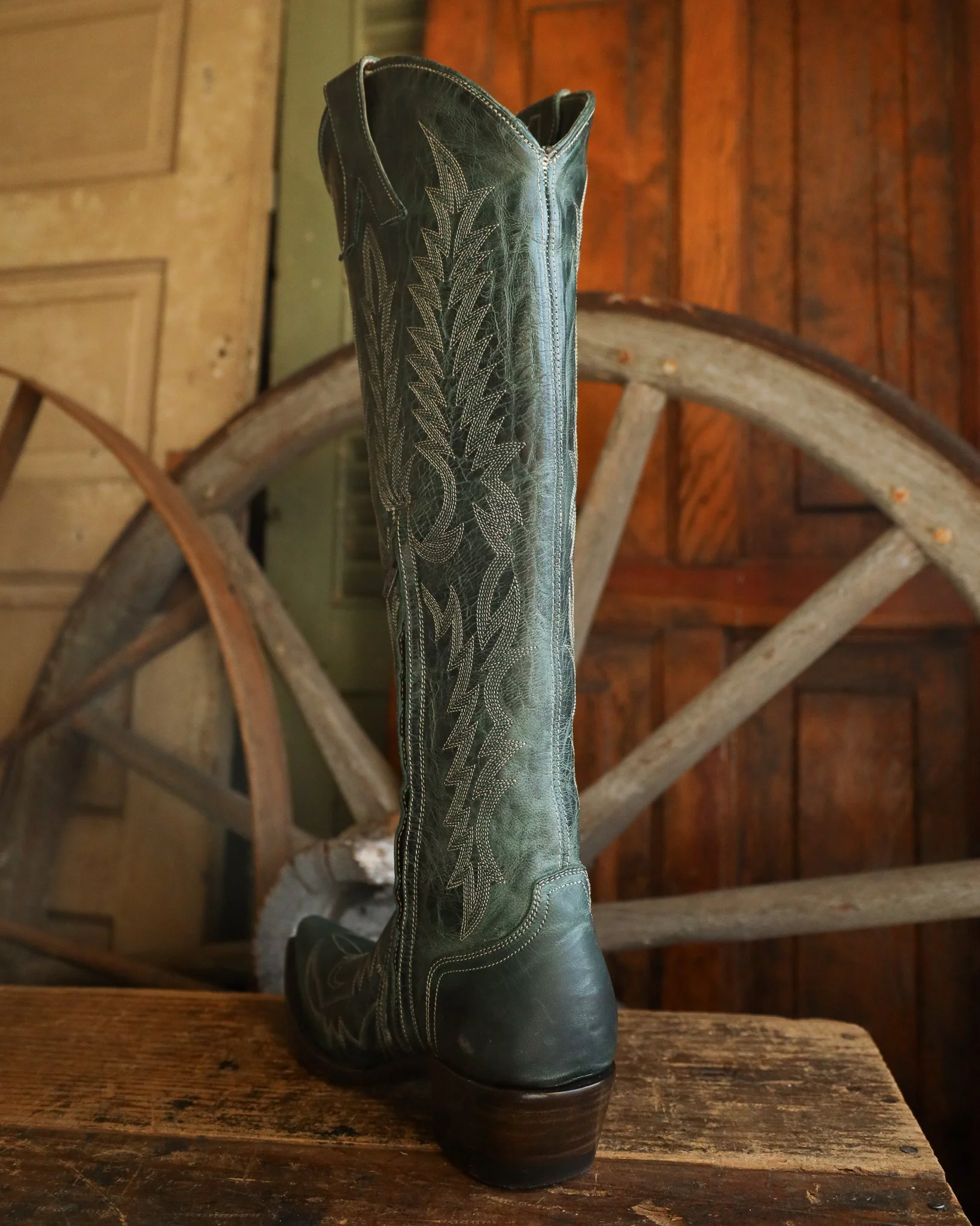 OLD GRINGO WOMEN'S MAYRA JADE GREEN 18" BOOT - Image 6