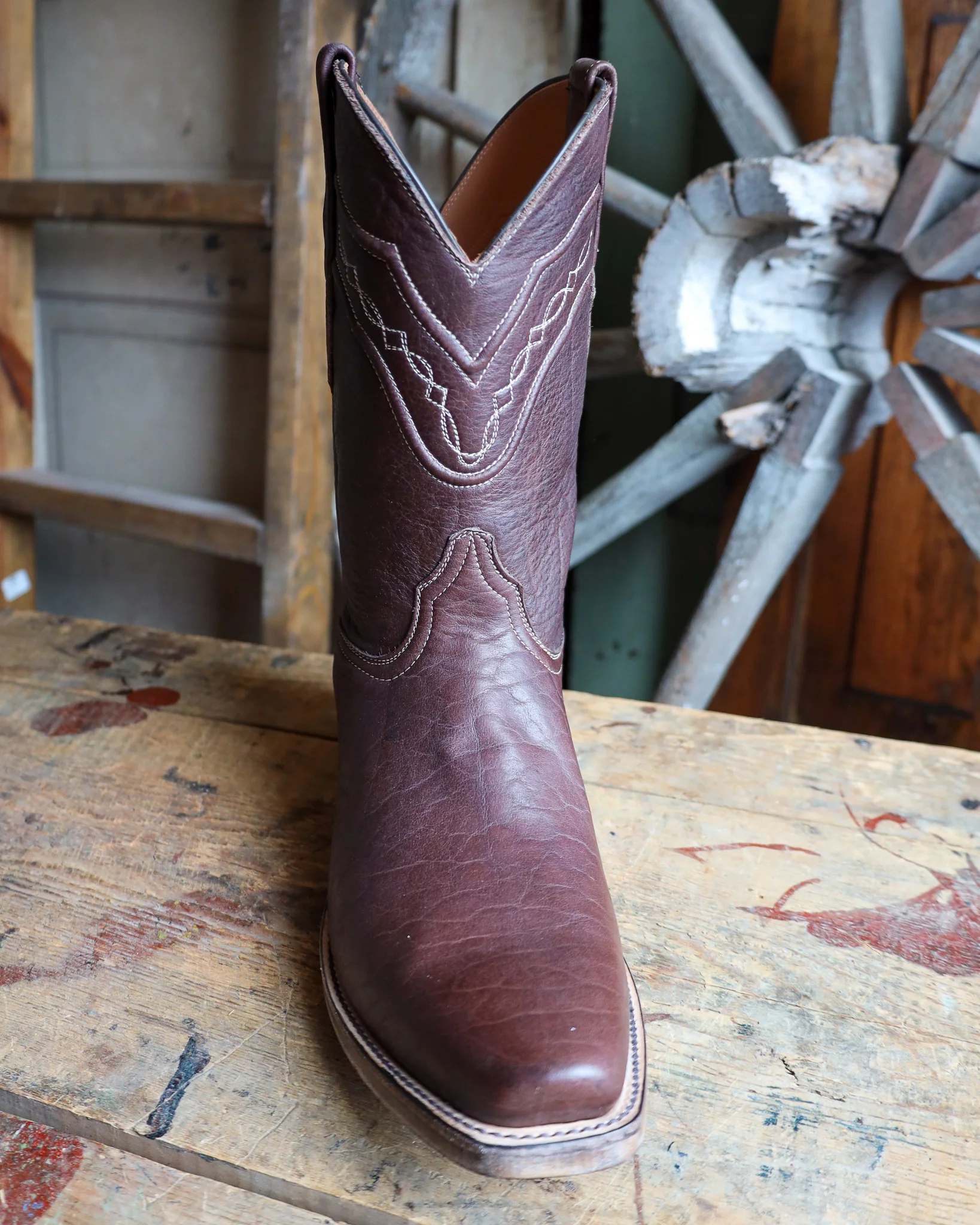 BLACK JACK MEN'S BISON CHOCOLATE 12" BOOT - Image 3