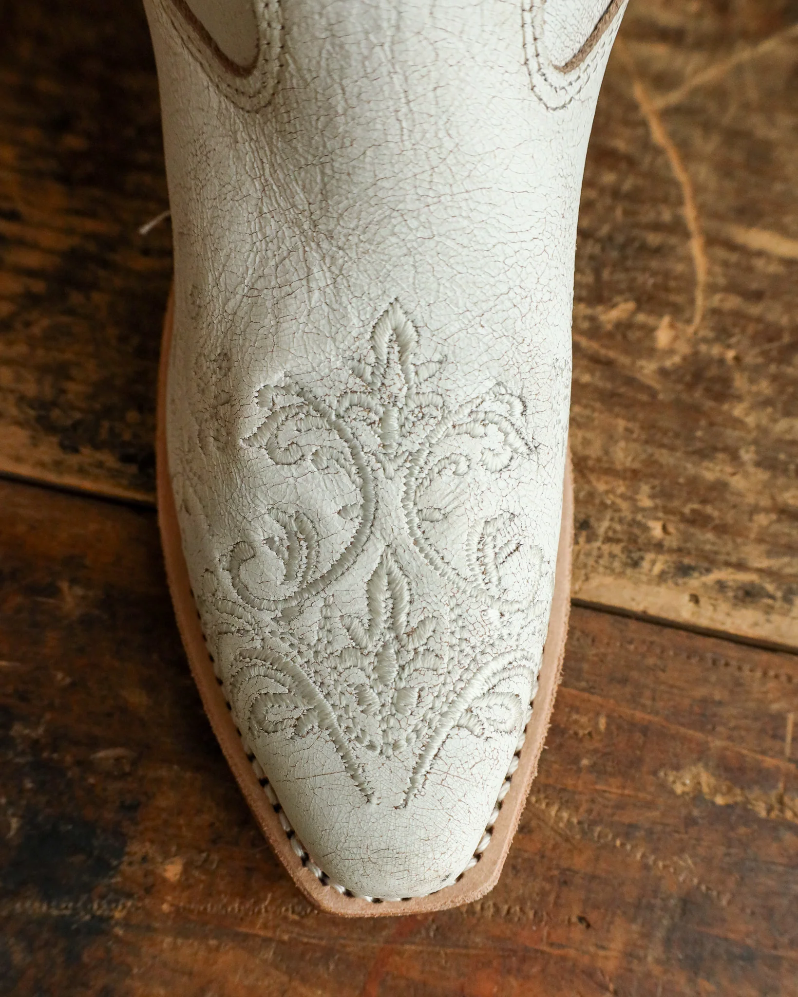 Old West Girls Fancy Stitch Boot - Image 3