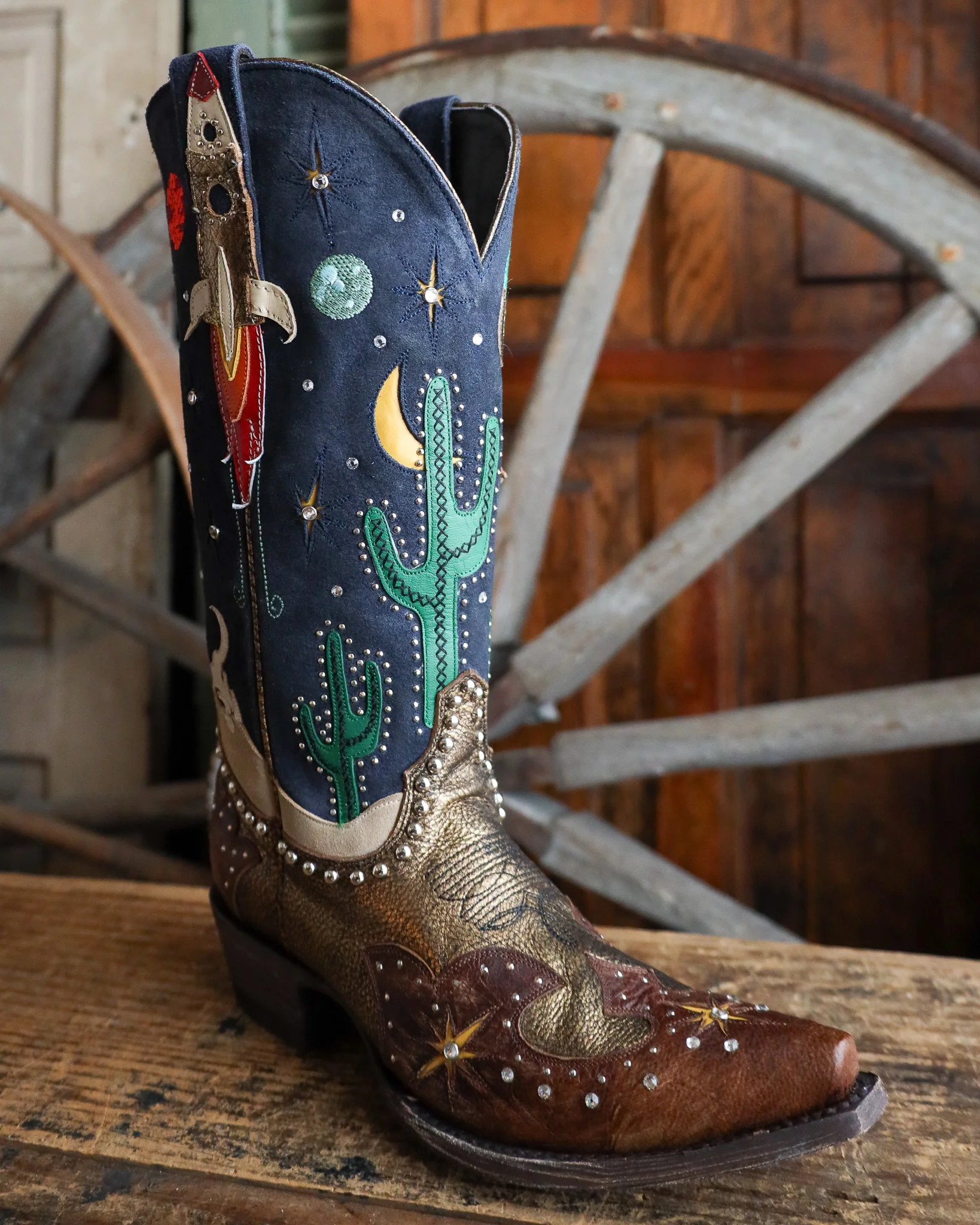 OLD GRINGO WOMEN'S GALACTIC BUCKAROO 13" BOOTS - Image 2