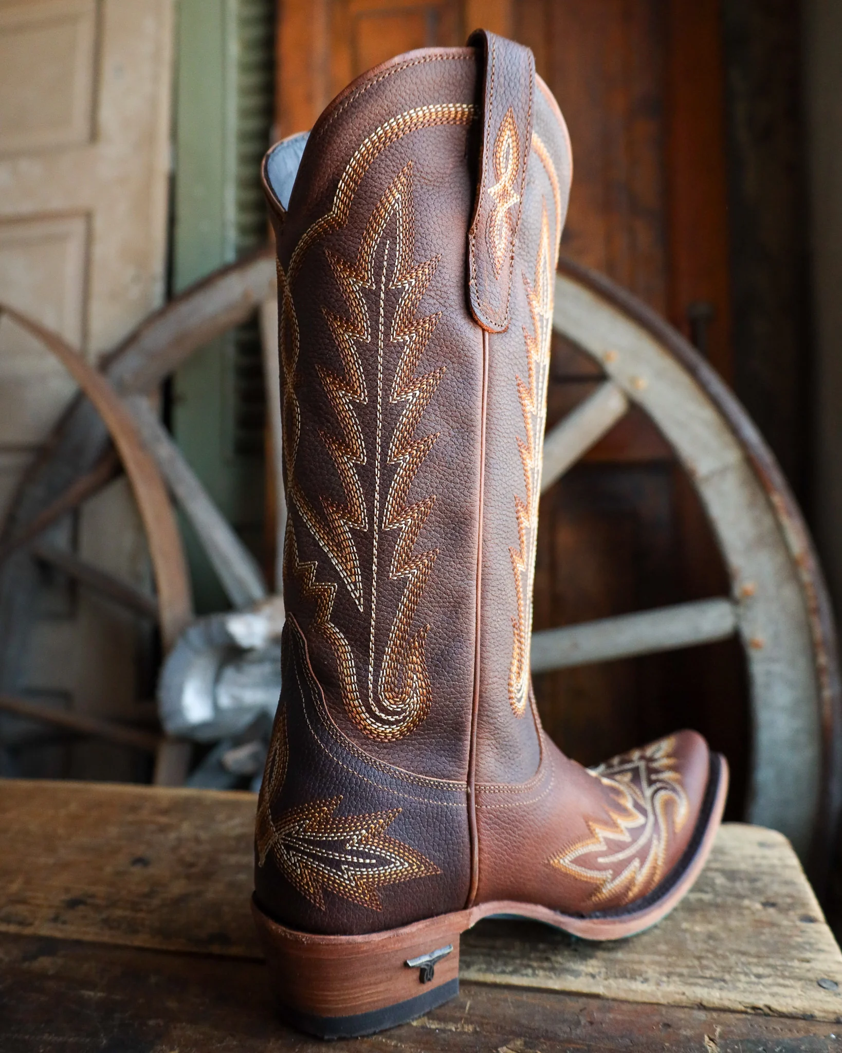 Lane Boots Women's Lexington 13" Boot- Cognac - Image 8