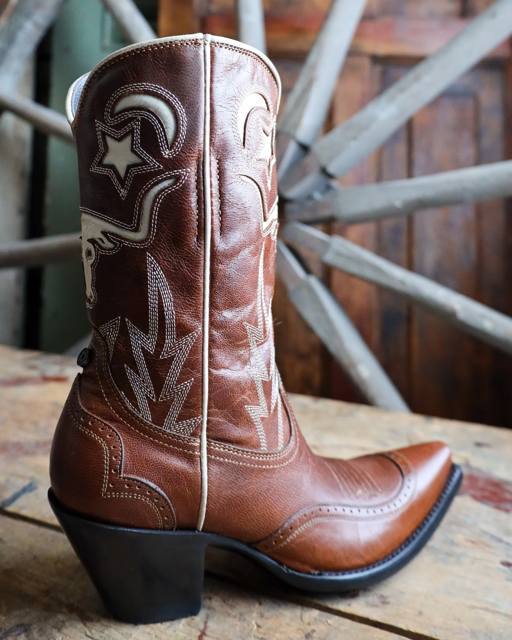DOUBLE D RANCH BY OLD GRINGO WOMEN'S LONGHORN PEE WEE BOOT - Image 10