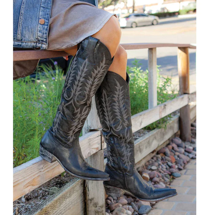 OLD GRINGO WOMEN'S MAYRA BLACK 18" BOOT - Image 3