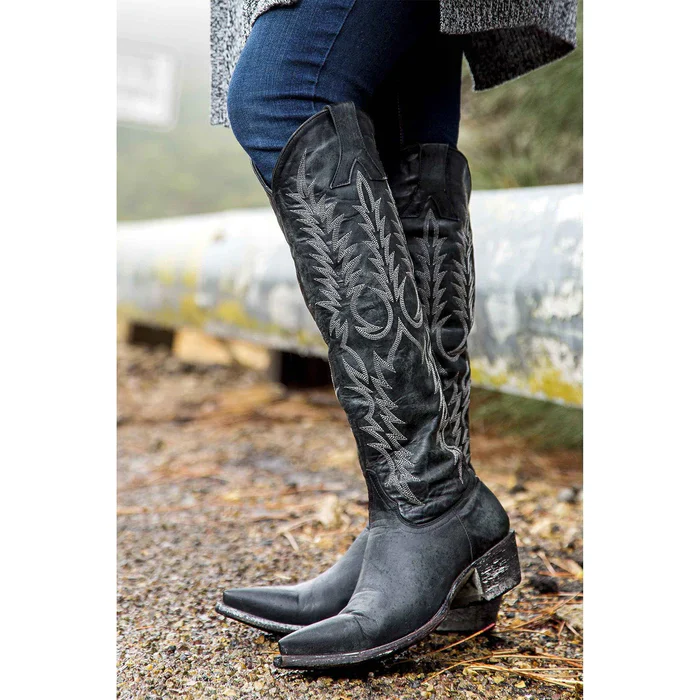 OLD GRINGO WOMEN'S MAYRA BLACK 18" BOOT - Image 6