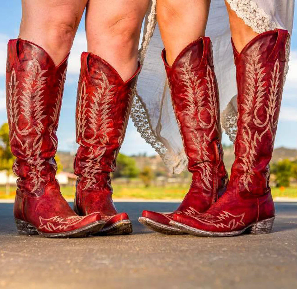 OLD GRINGO WOMEN'S MAYRA RED RELAXED 18" BOOT - Image 6