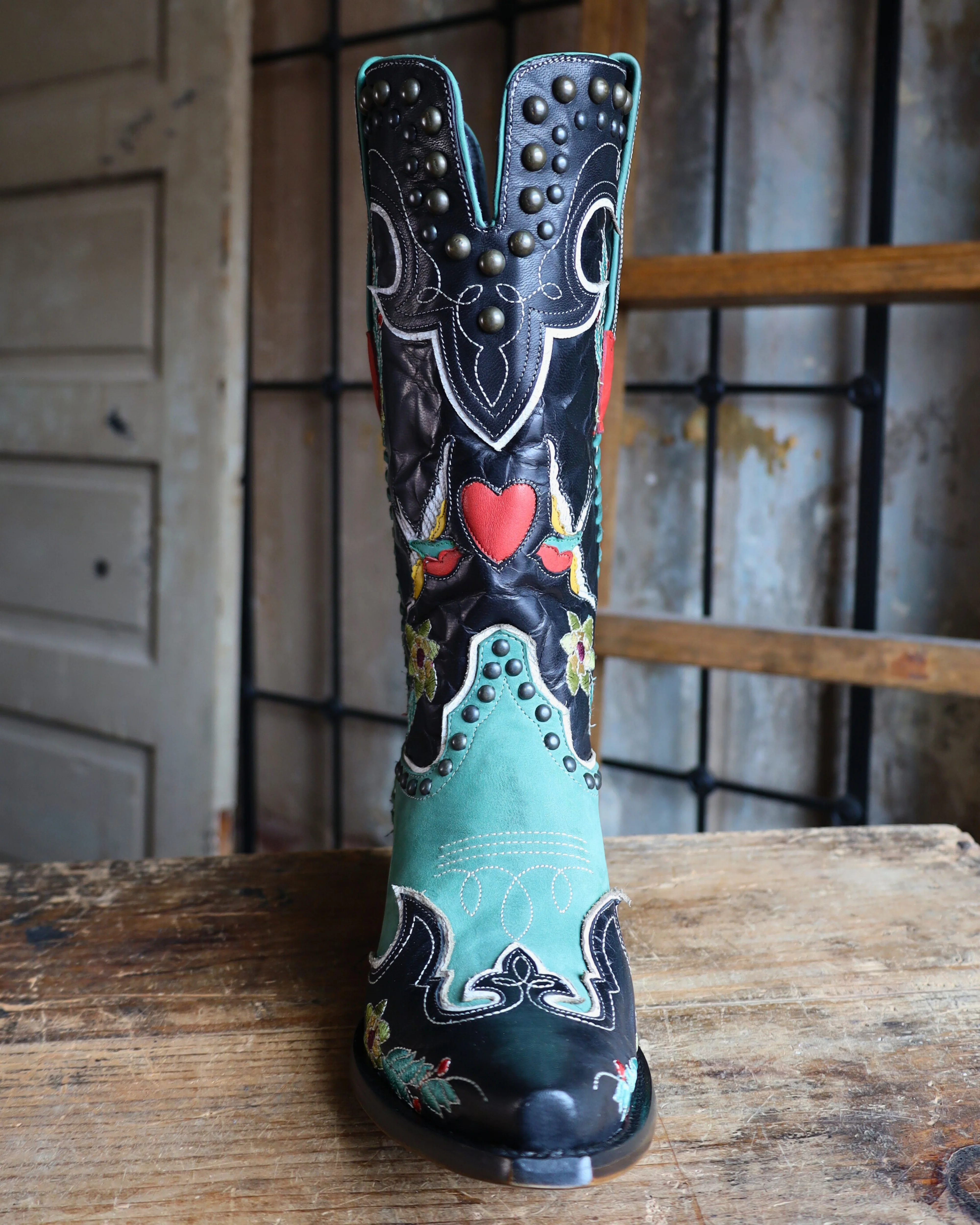 DOUBLE D RANCH BY OLD GRINGO WOMEN'S MIDNIGHT COWBOY 13" BOOT - Image 4