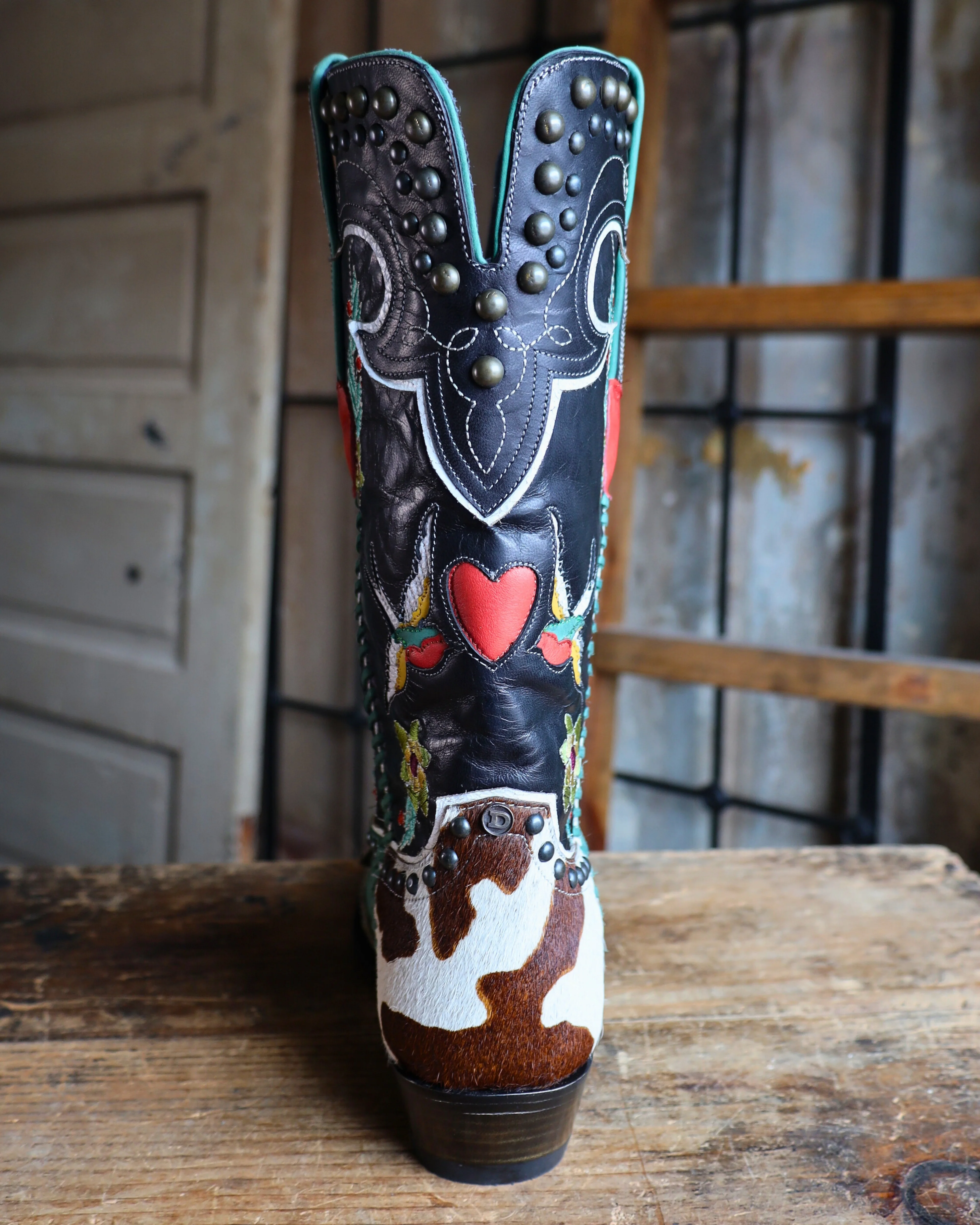 DOUBLE D RANCH BY OLD GRINGO WOMEN'S MIDNIGHT COWBOY 13" BOOT - Image 9