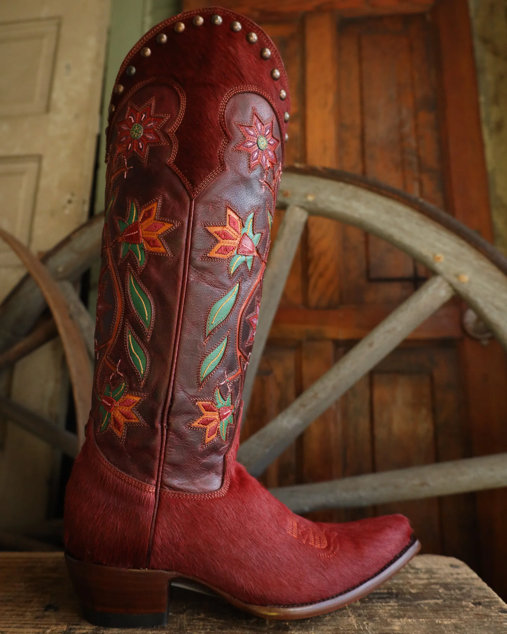 Double D By Old Gringo Women's Prairie Thistle 17" Boot