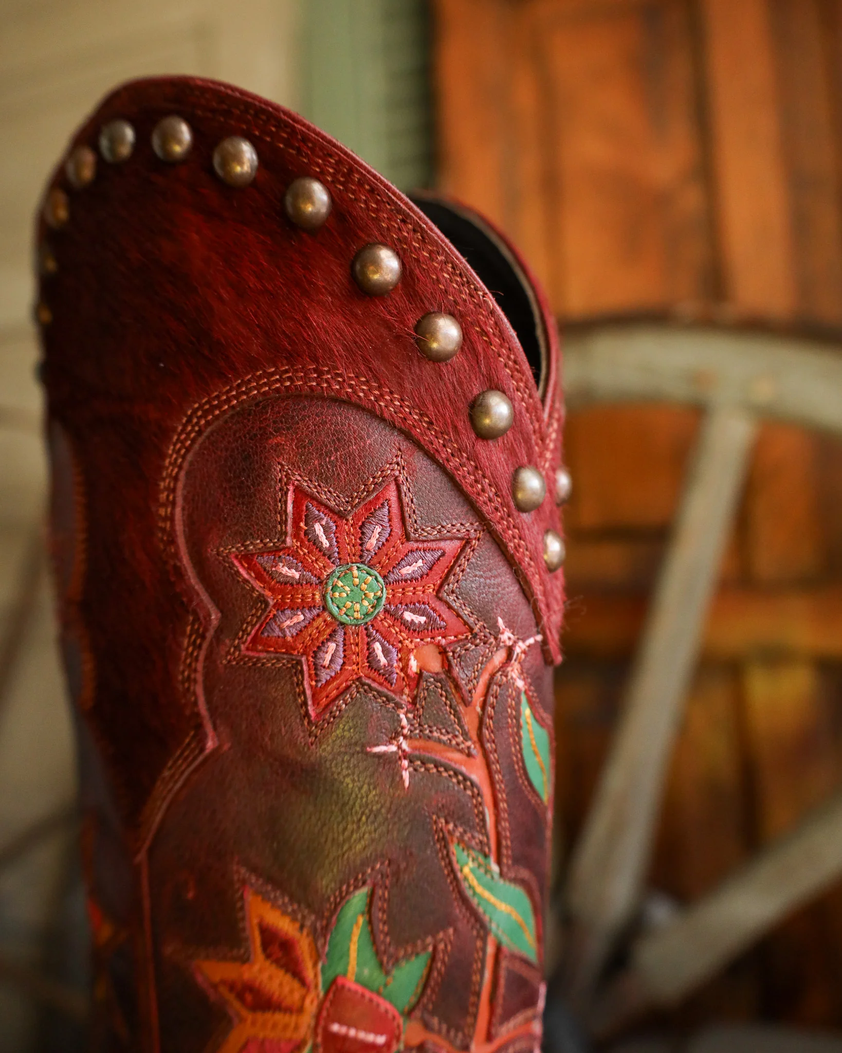Double D By Old Gringo Women's Prairie Thistle 17" Boot - Image 10