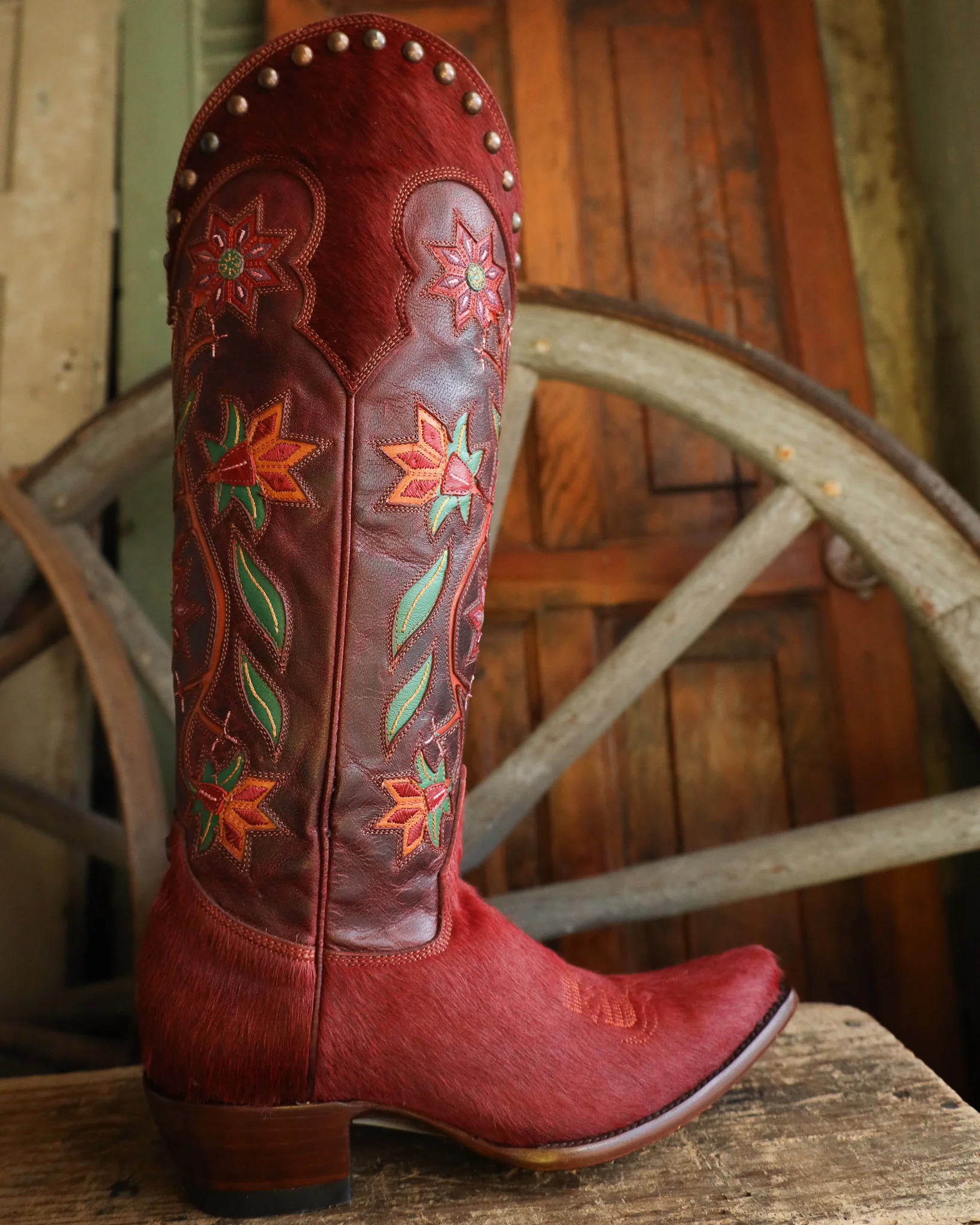 Double D By Old Gringo Women's Prairie Thistle 17" Boot - Image 11
