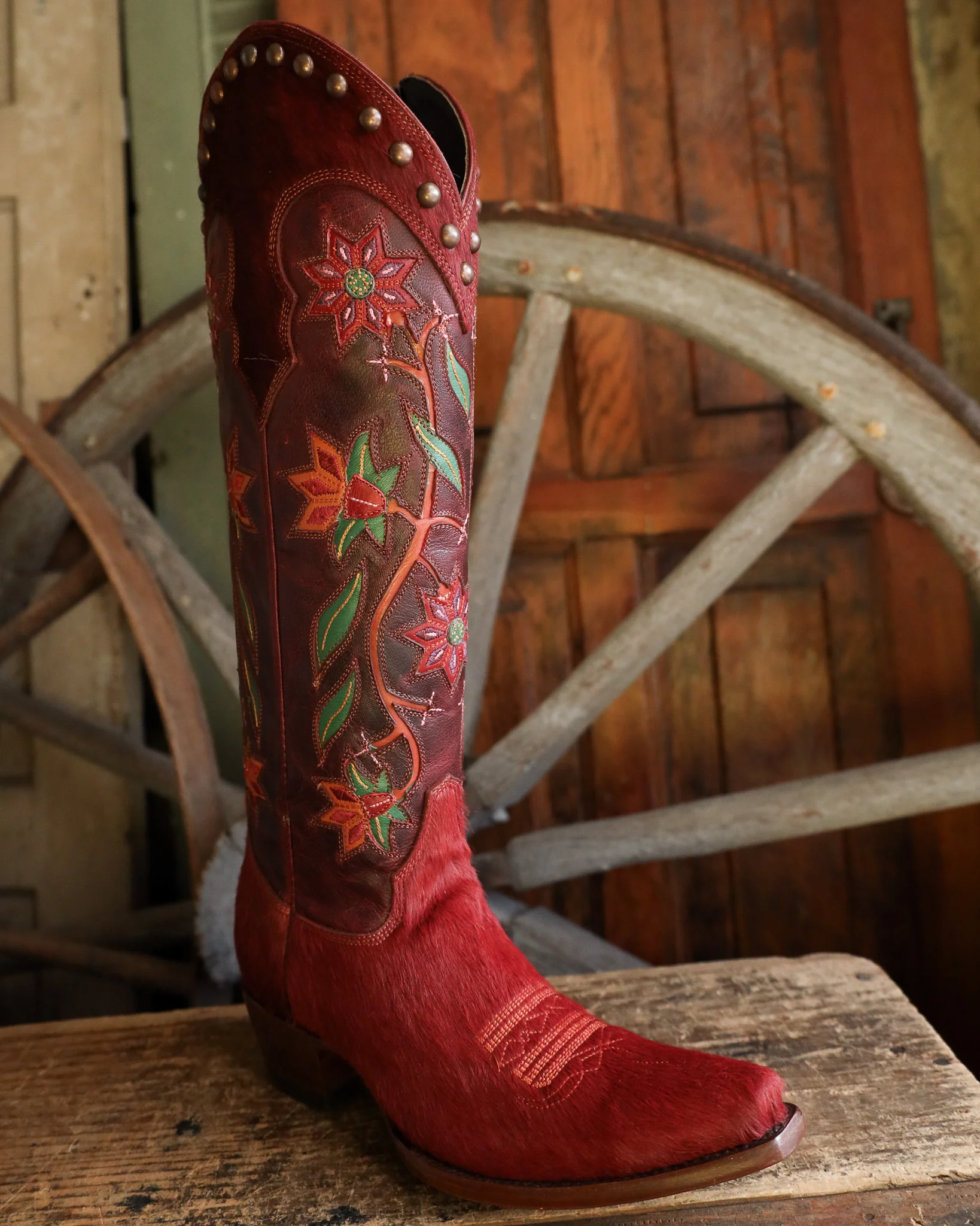 Double D By Old Gringo Women's Prairie Thistle 17" Boot - Image 2