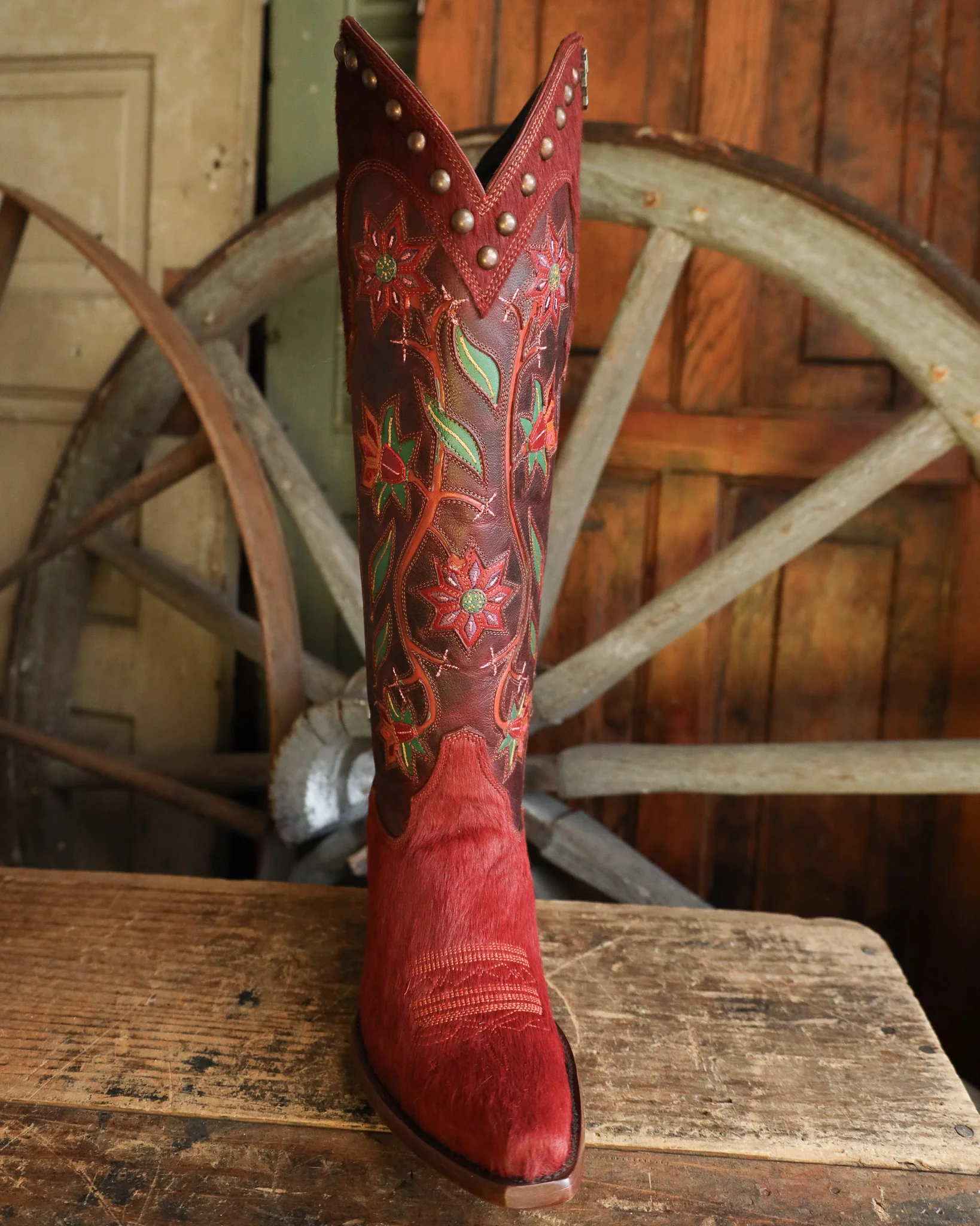 Double D By Old Gringo Women's Prairie Thistle 17" Boot - Image 3