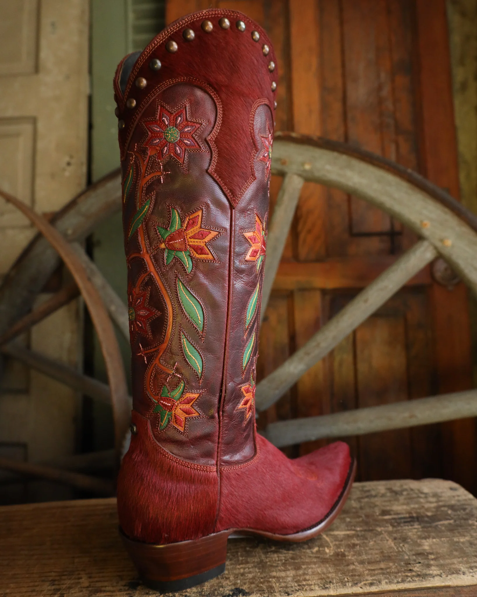 Double D By Old Gringo Women's Prairie Thistle 17" Boot - Image 8