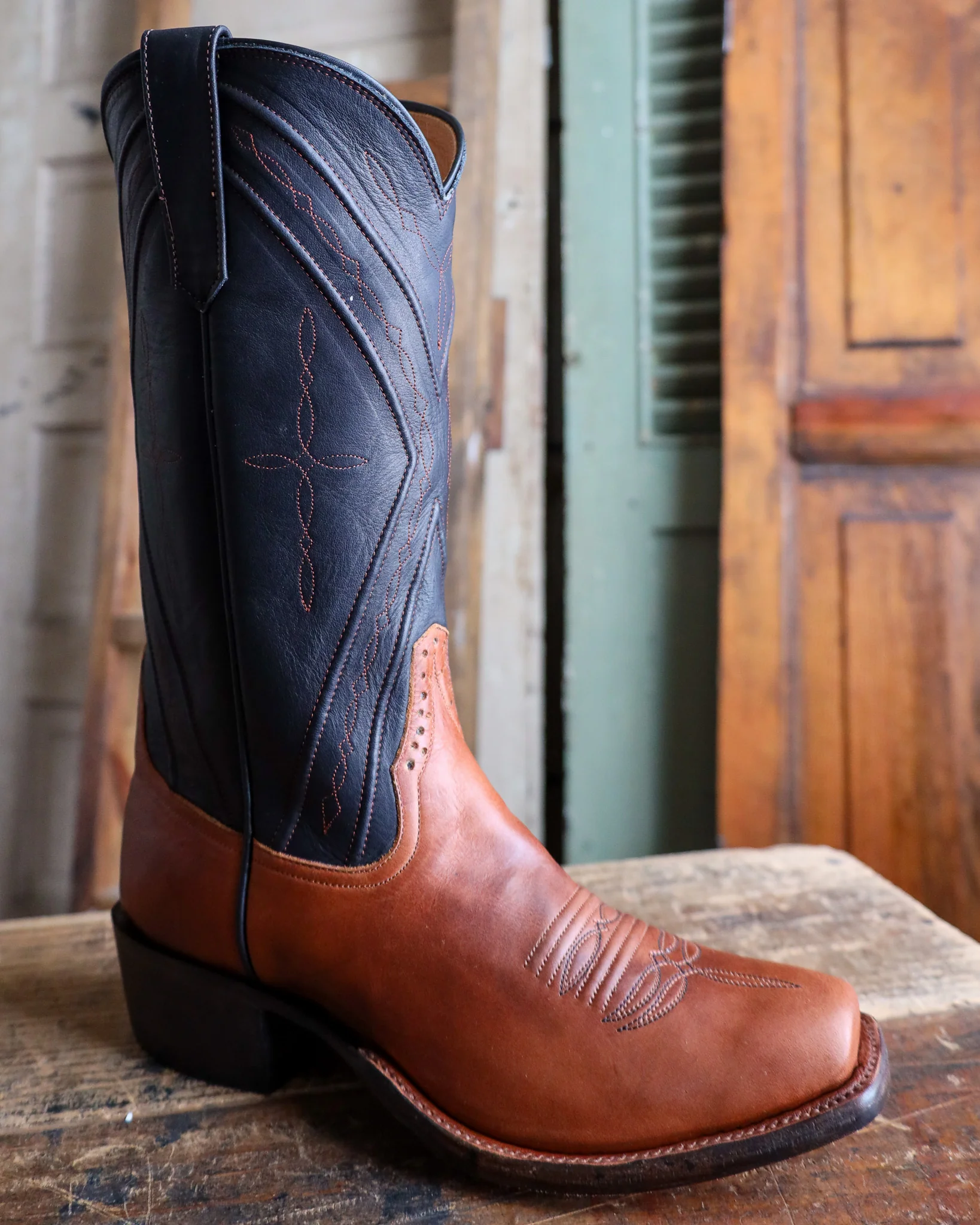 RIOS OF MERCEDES MEN'S REDWOOD MIRAGE BLACK REMUDA 13" BOOT - Image 2