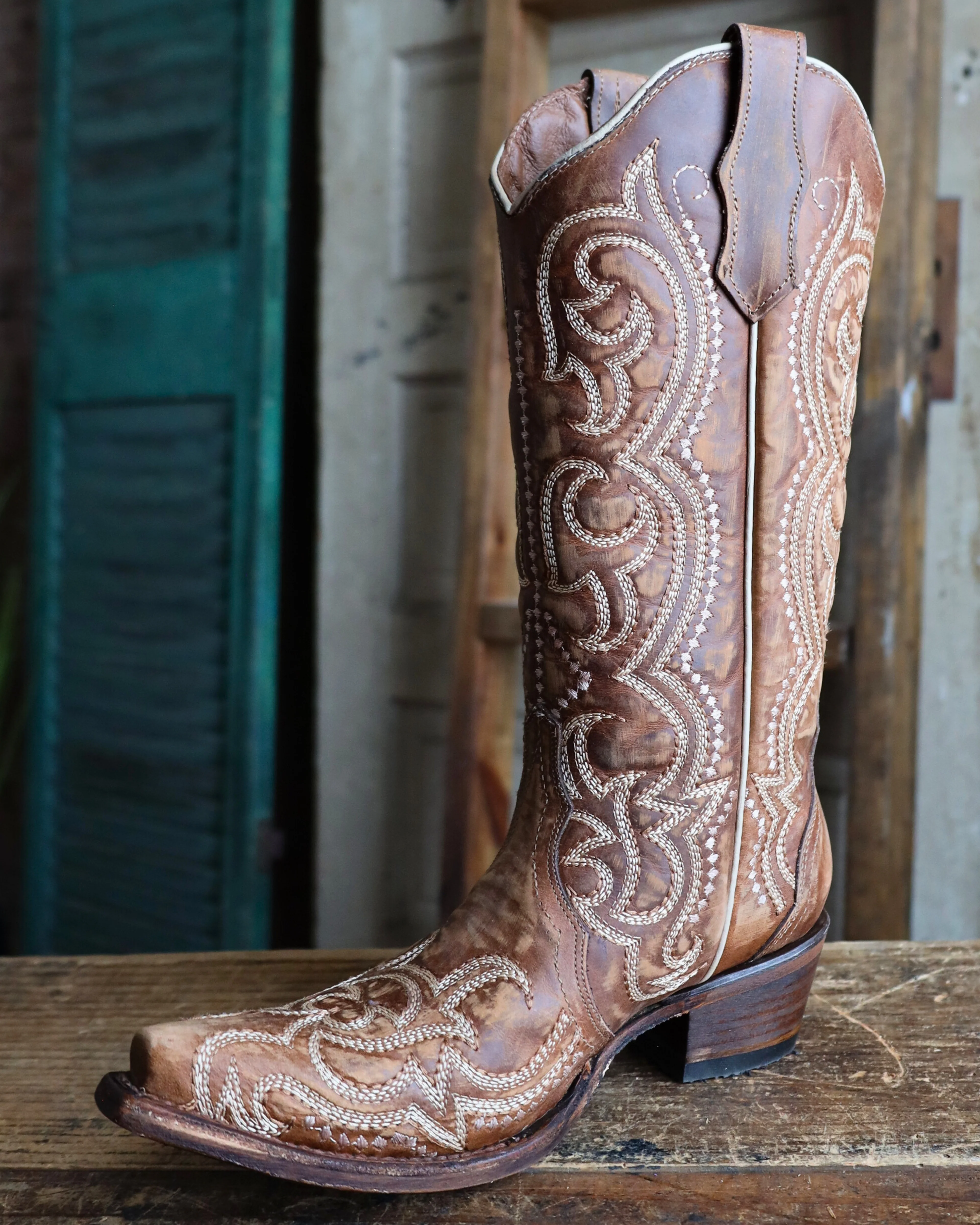 CIRCLE G BY CORRAL WOMEN'S SEQUENCE EMBROIDERY 13" BOOT - Image 7