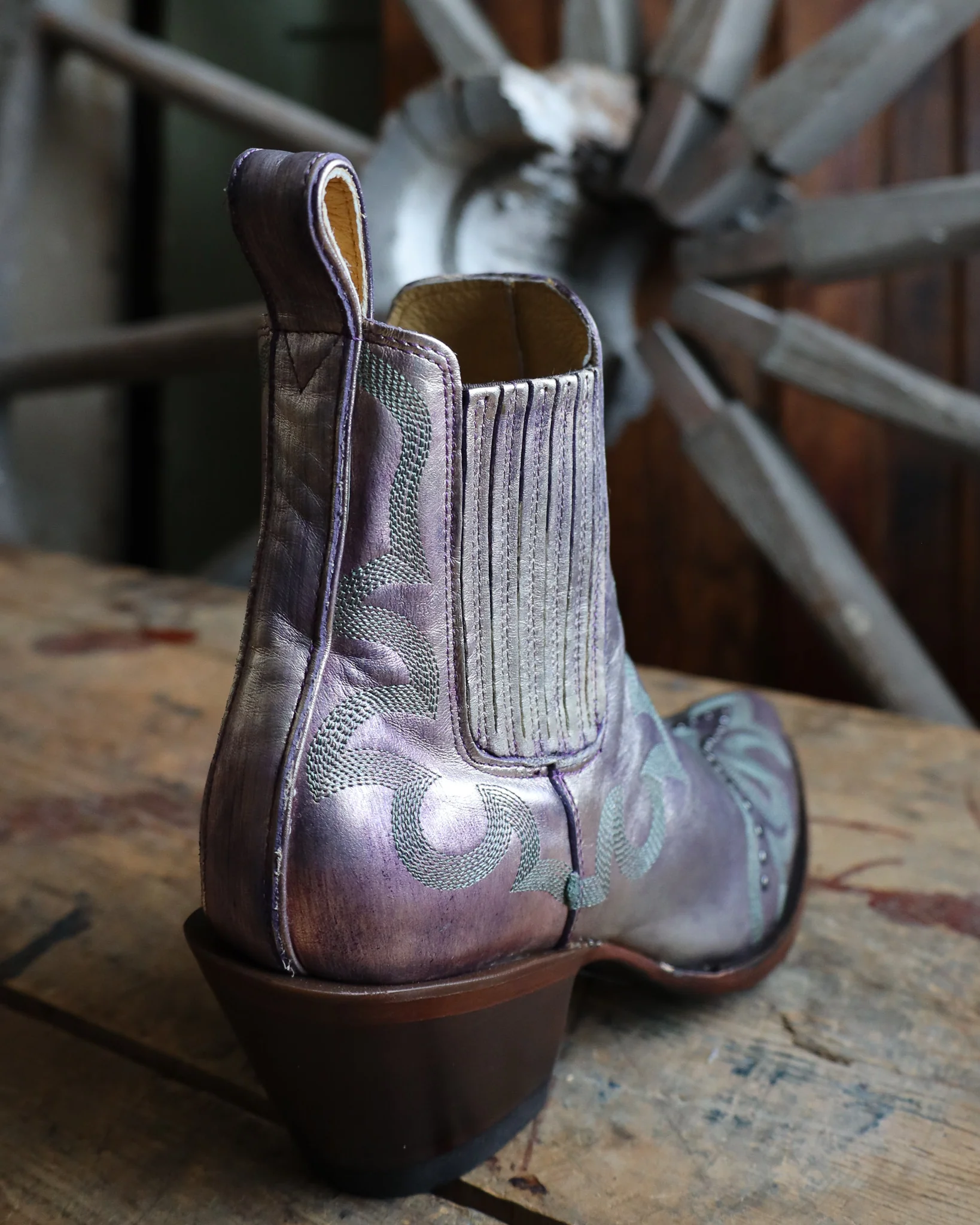 YIPPIEE KI YAY BY OLD GRINGO WOMEN'S SHAY BOTIN METALLIC 5" BOOT - Image 7