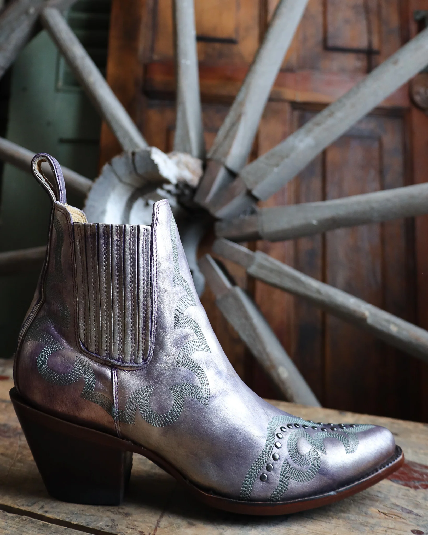 YIPPIEE KI YAY BY OLD GRINGO WOMEN'S SHAY BOTIN METALLIC 5" BOOT - Image 8