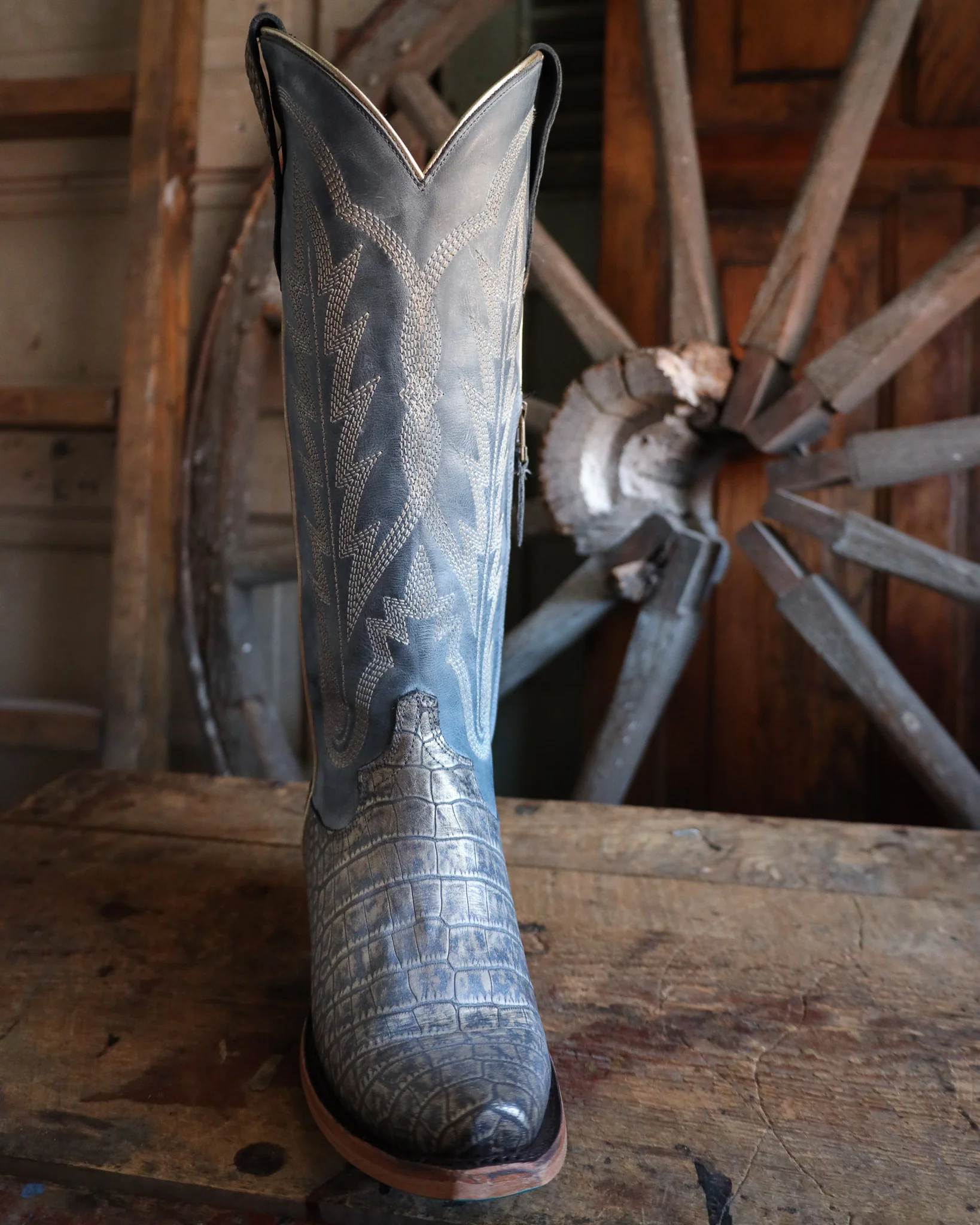 Lane Boots Women's Skylight 15" Boot - Gilded Denim - Image 6