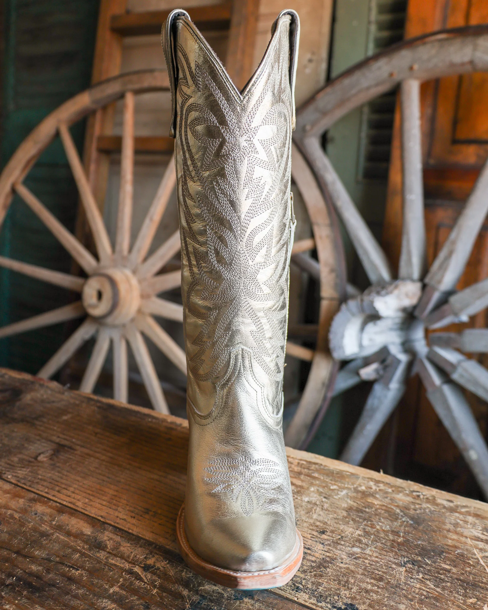 Lane Boots Women's Smokeshow 15" Boot - Champagne Metallic - Image 3