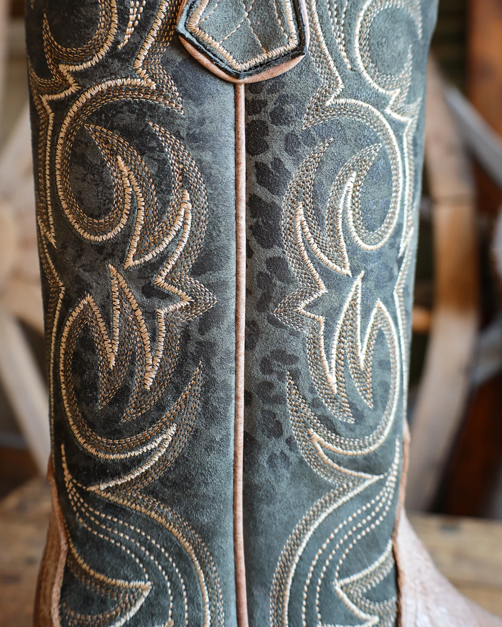 YIPPEE KI YAY BY OLD GRINGO WOMEN'S SOMERS TAN AND CARBON 12" BOOT - Image 3