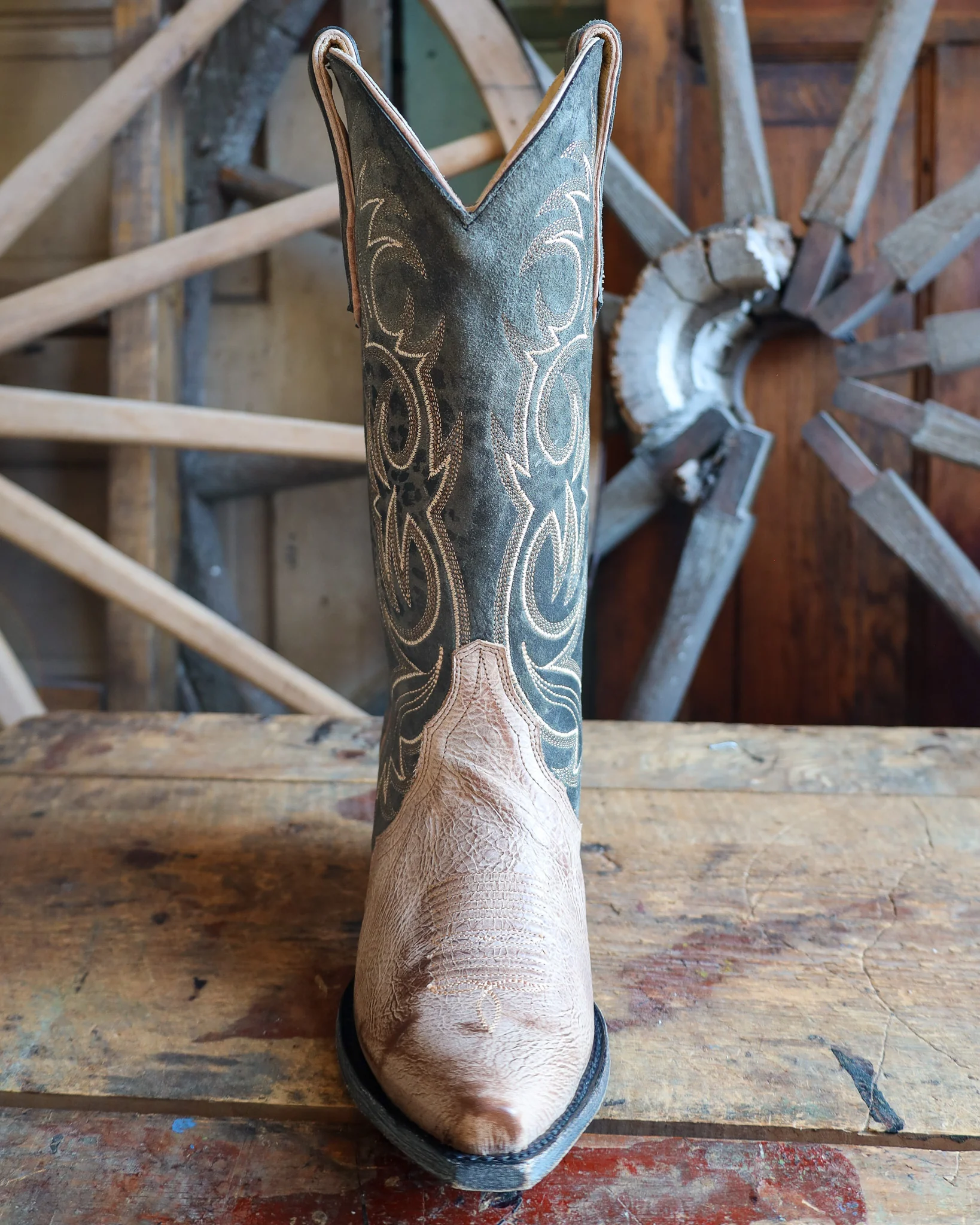 YIPPEE KI YAY BY OLD GRINGO WOMEN'S SOMERS TAN AND CARBON 12" BOOT - Image 4