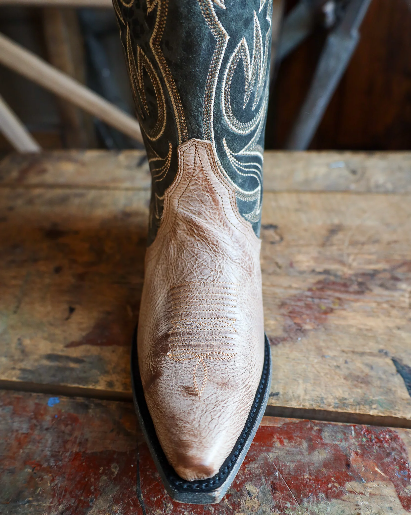 YIPPEE KI YAY BY OLD GRINGO WOMEN'S SOMERS TAN AND CARBON 12" BOOT - Image 5