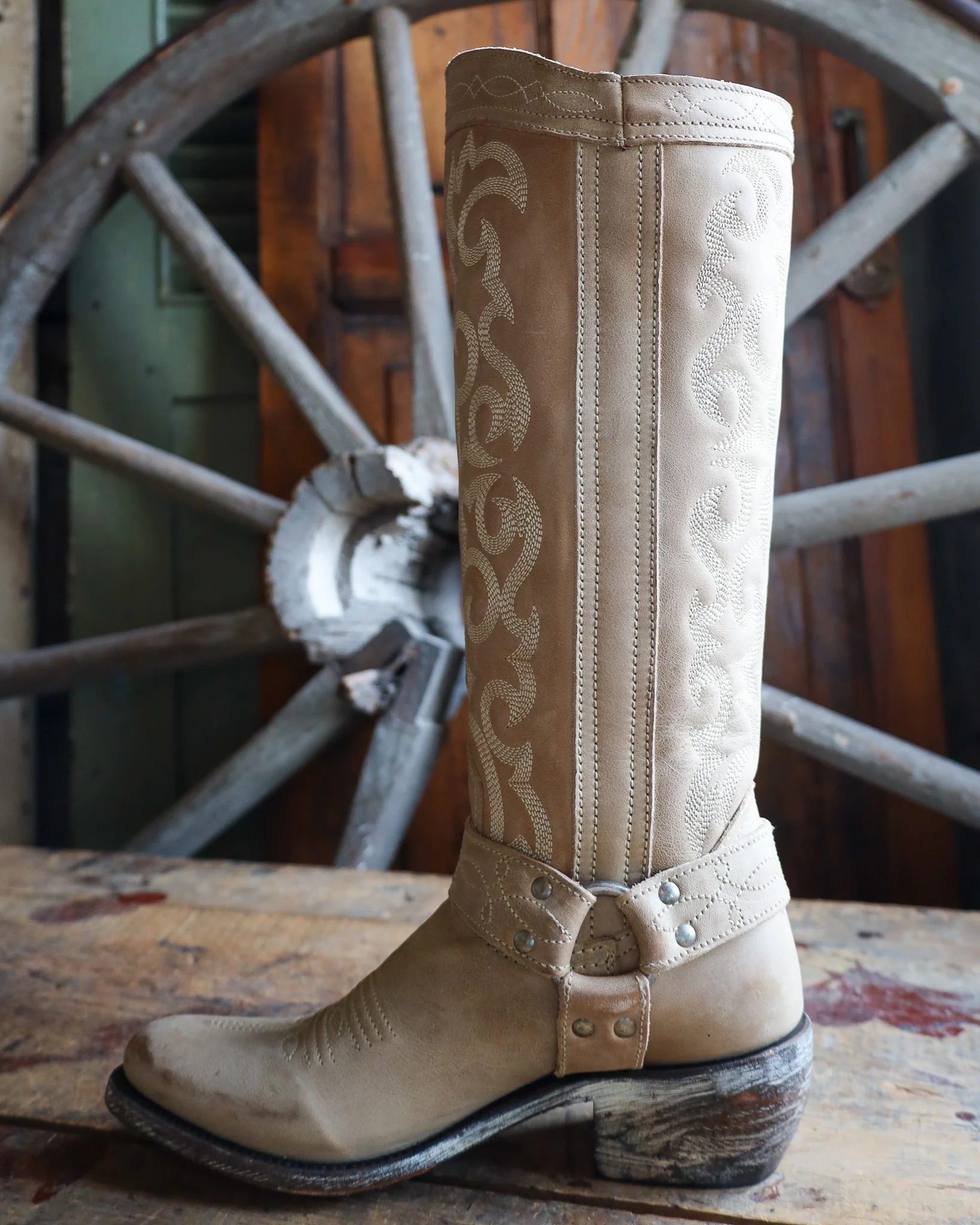 LIBERTY BLACK WOMEN'S TAYLOR 15" BOOT- FIORELLA CHALK - Image 6