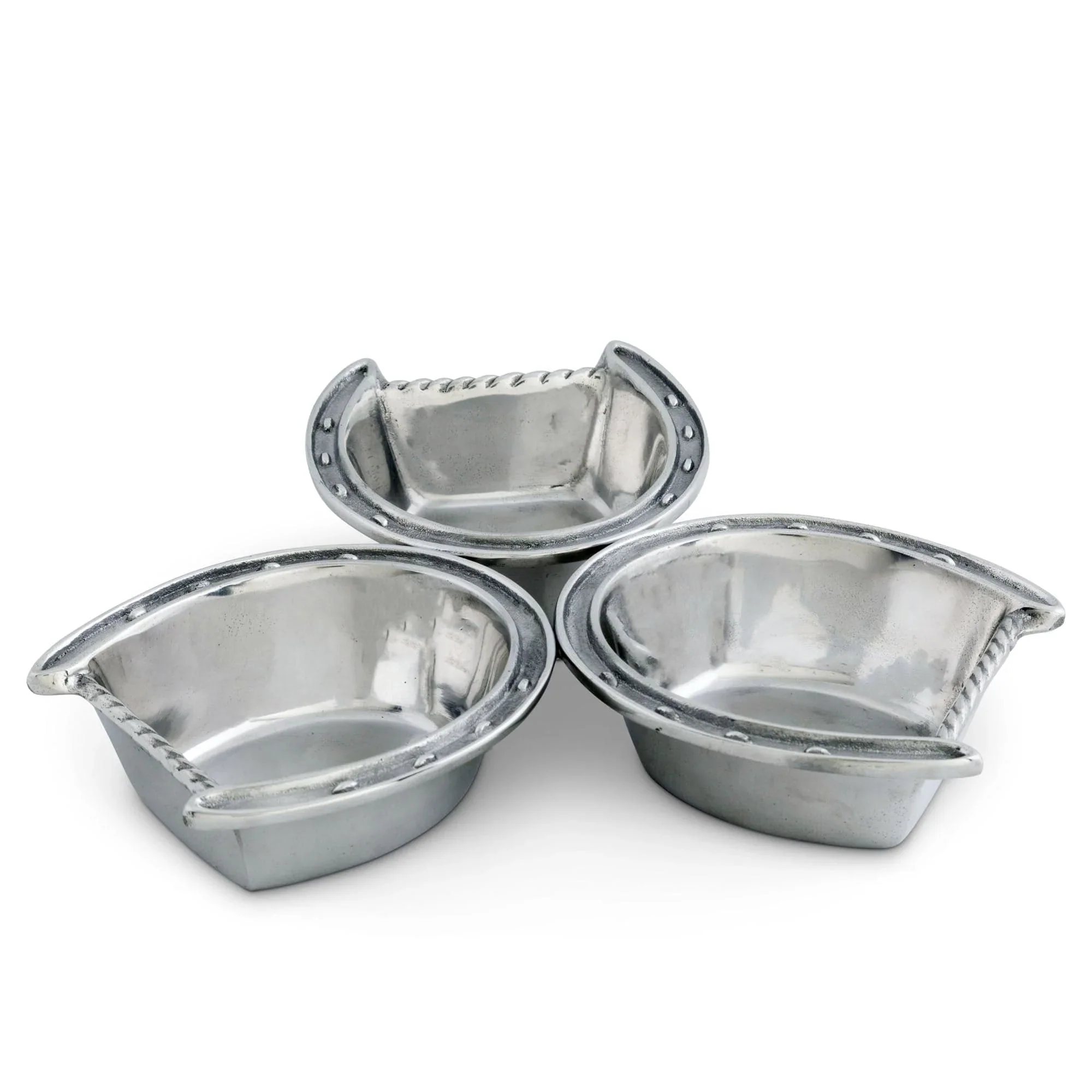 Arthur Court Horseshoe 3-Bowl Bowl