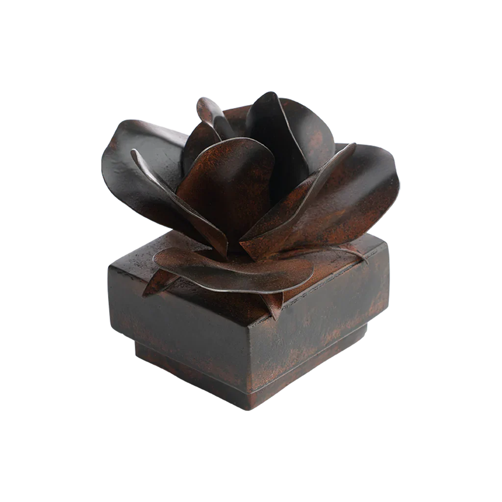 JAN BARBOGLIO ROSA SQUARE WITH ROSE BOX