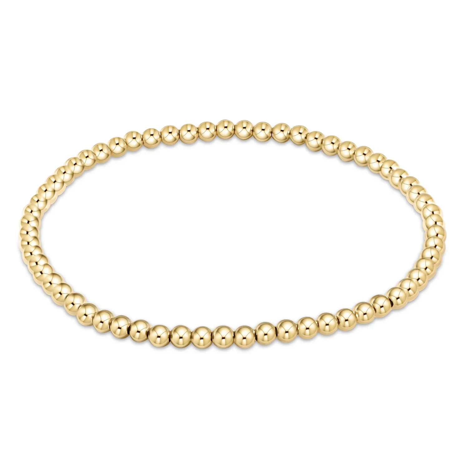 Enewton classic gold 3mm bead bracelet