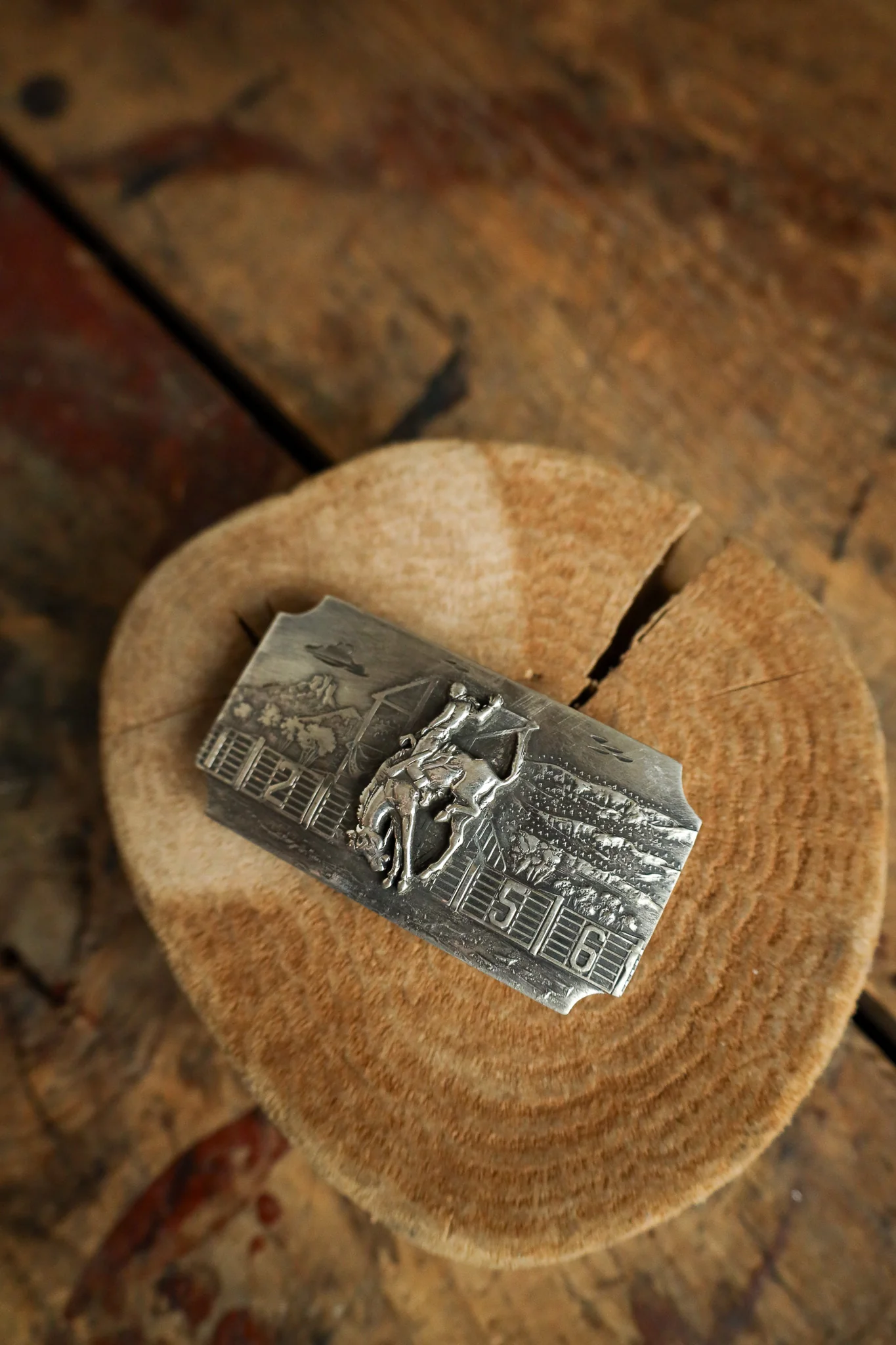 Comstock Heritage AR Bronc Trophy Buckle - Image 3