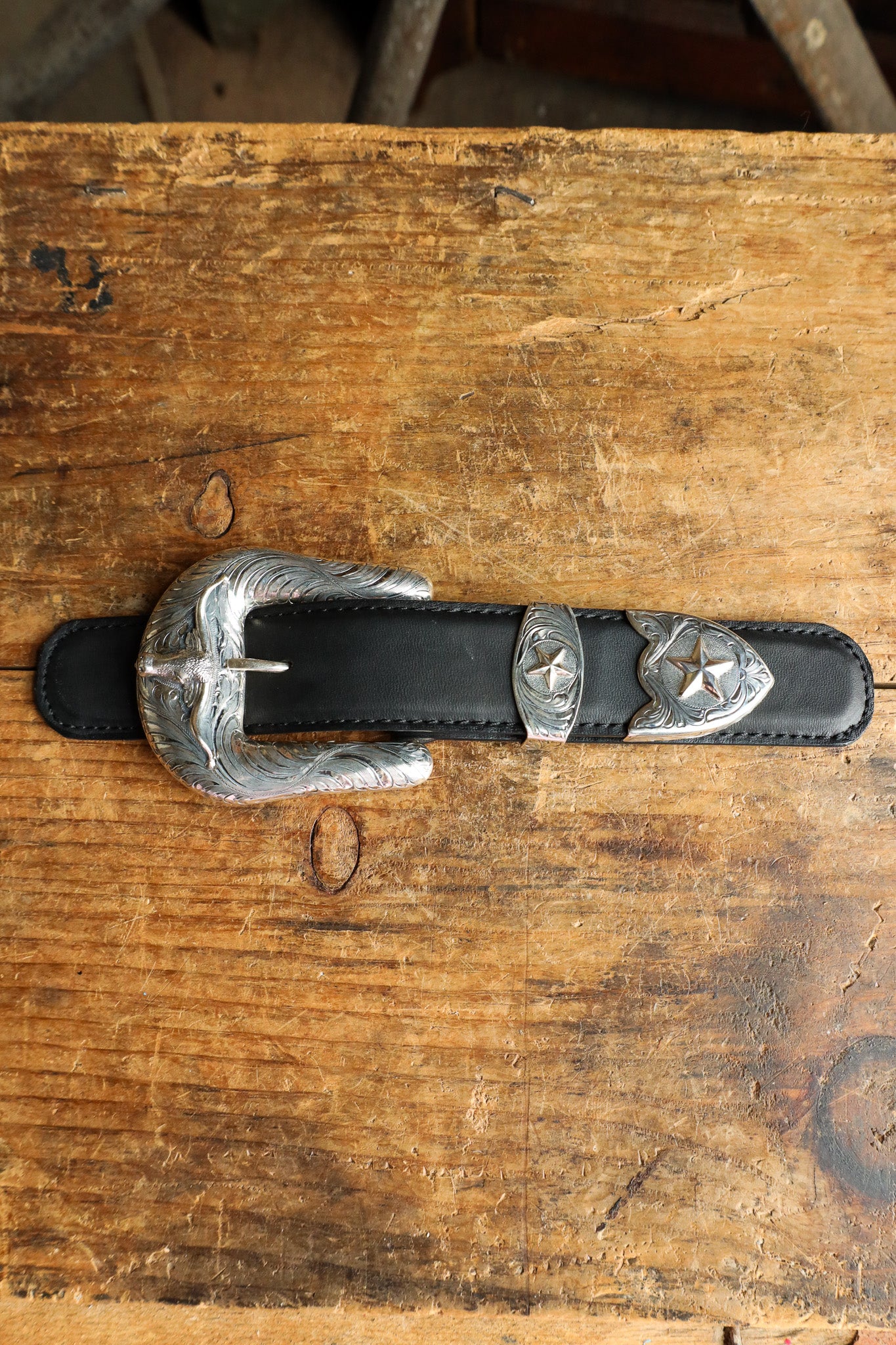 Vogt Longhorn and Star Buckle Set