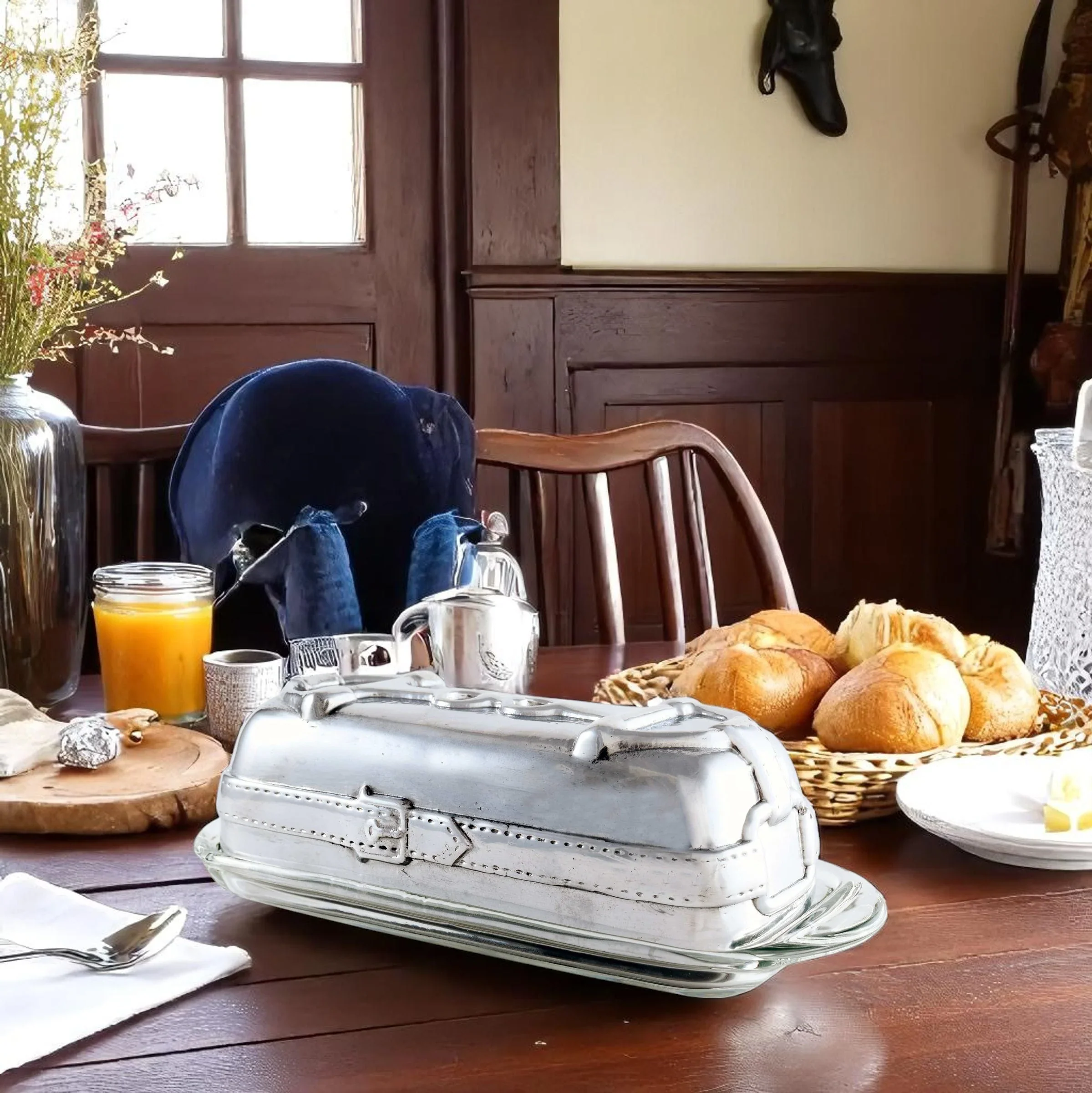 Arthur Court Equestrian Butter Dish - Image 6